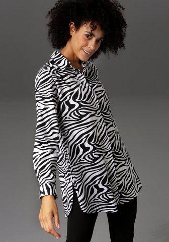 Aniston CASUAL Ilgi marškiniai im Zebra-Steifen-Look ...