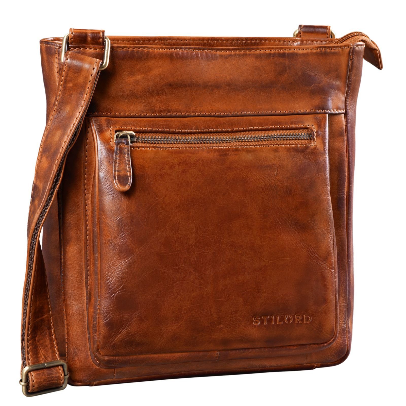 STILORD Handtasche "Kaja" Vintage Ledertasche Damen