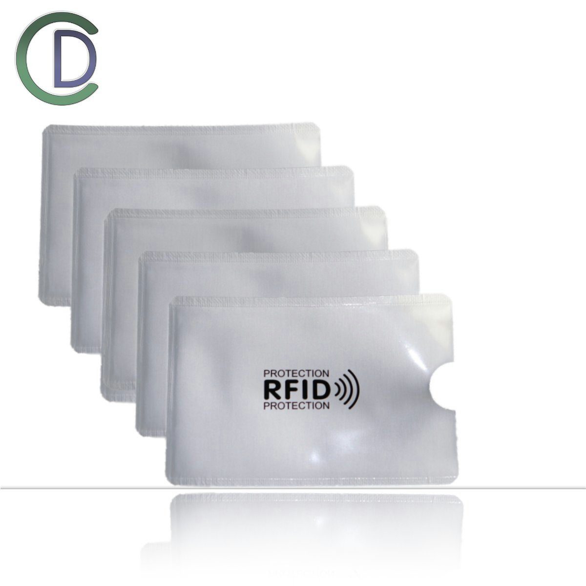 Cradys Kartenetui RFID Blocker Kartenetui, 10x Hülle für