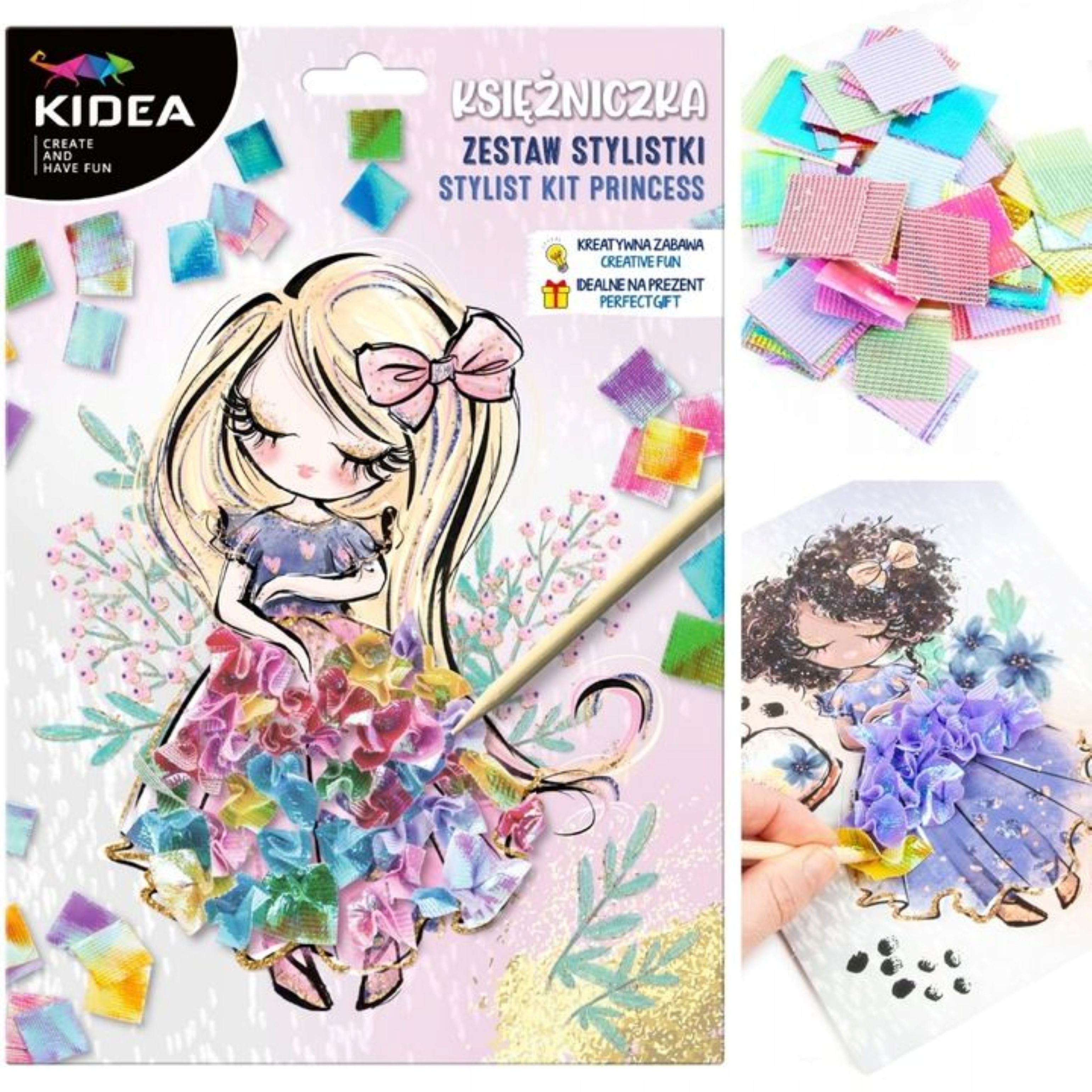 Kidea Kreativset Stylistin Kreatives Set – Magische Welt der Mode mit Prinzessinnen, (1-tlg)