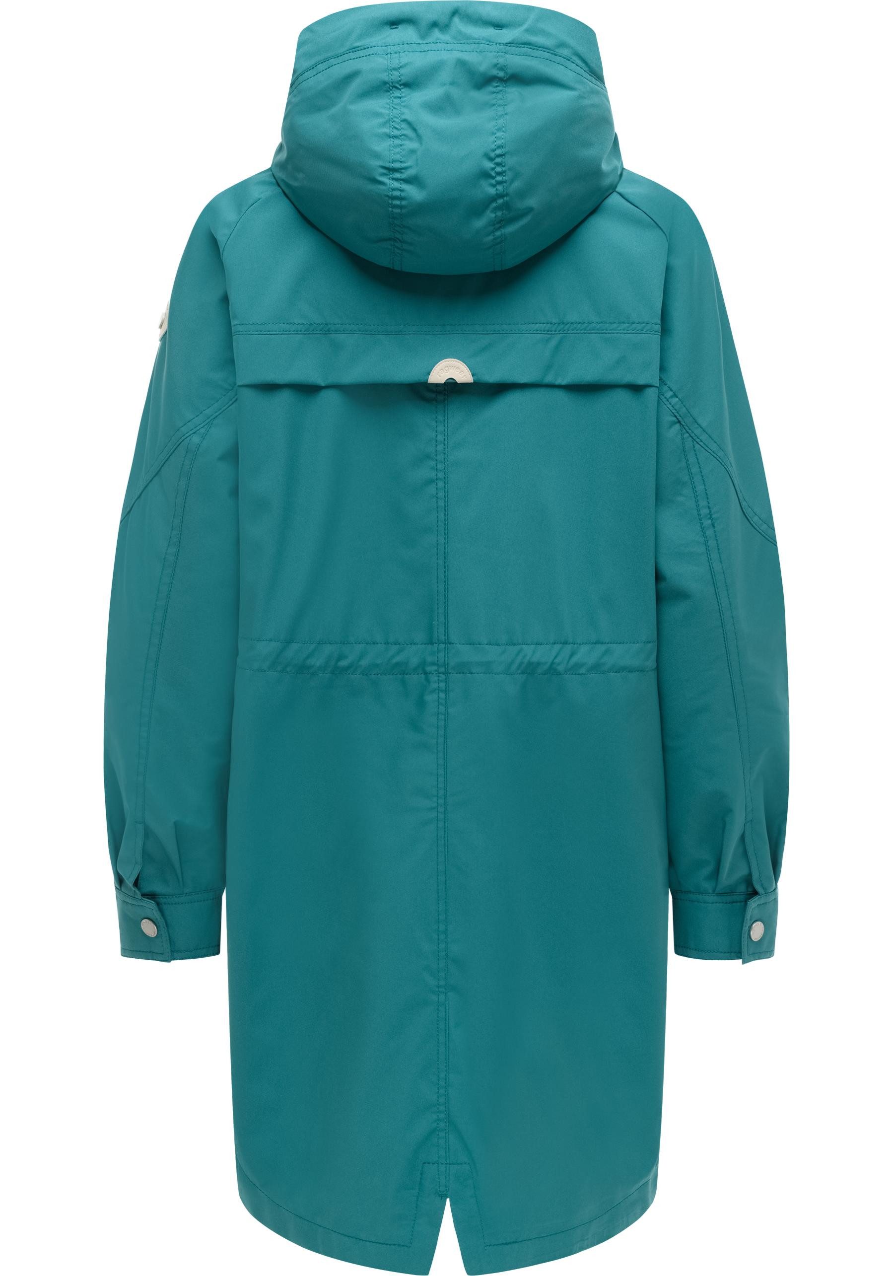 Ragwear Regenmantel Ximenna wasserdichter und atmungsaktiver Damen Übergangsparka