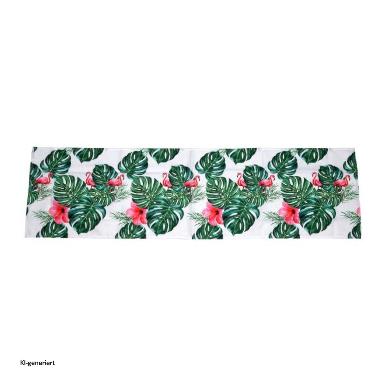 HTI-Living Tischläufer Tischläufer 40 x 140 cm Flamingo (Stück 1-tlg, 1 Tischläufer), Tischdecke Monstera