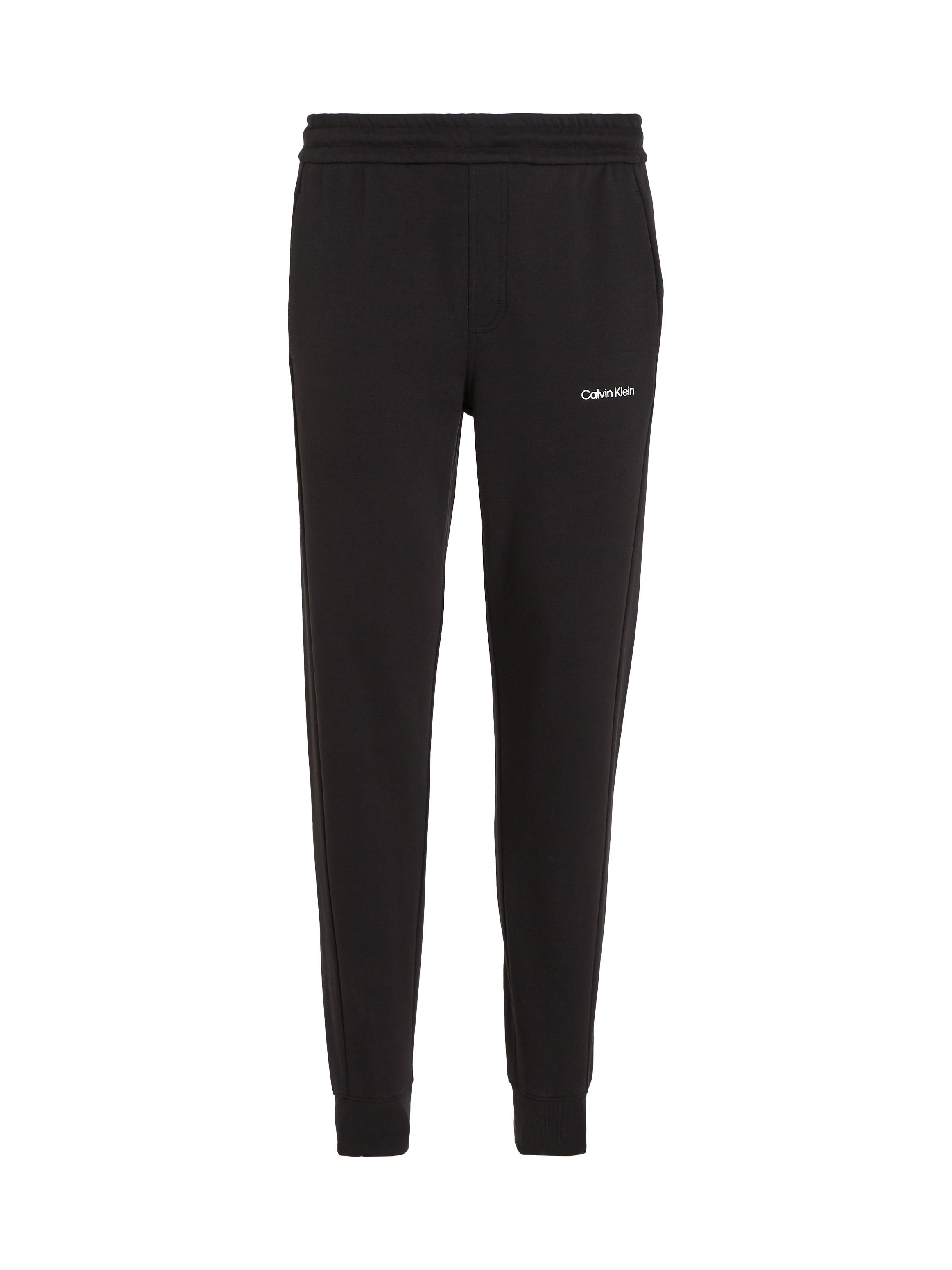 JOGGER am Saum LOGO Calvin Bein Sweathose schwarz MICRO Klein mit kontrastfarbenem