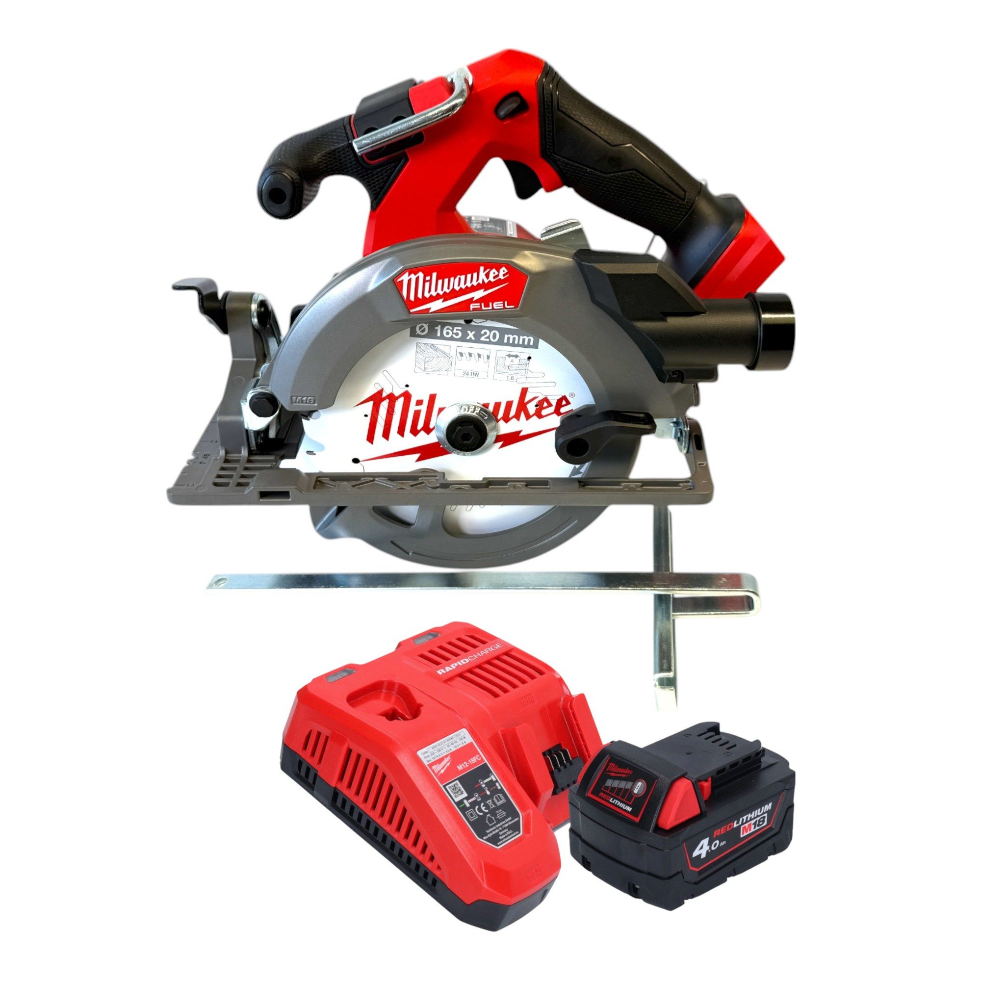 Milwaukee Akku-Handkreissäge M18 FCS552-401 18 V 165 mm Brushless + 1x Akku 4,0 Ah + Ladegerät