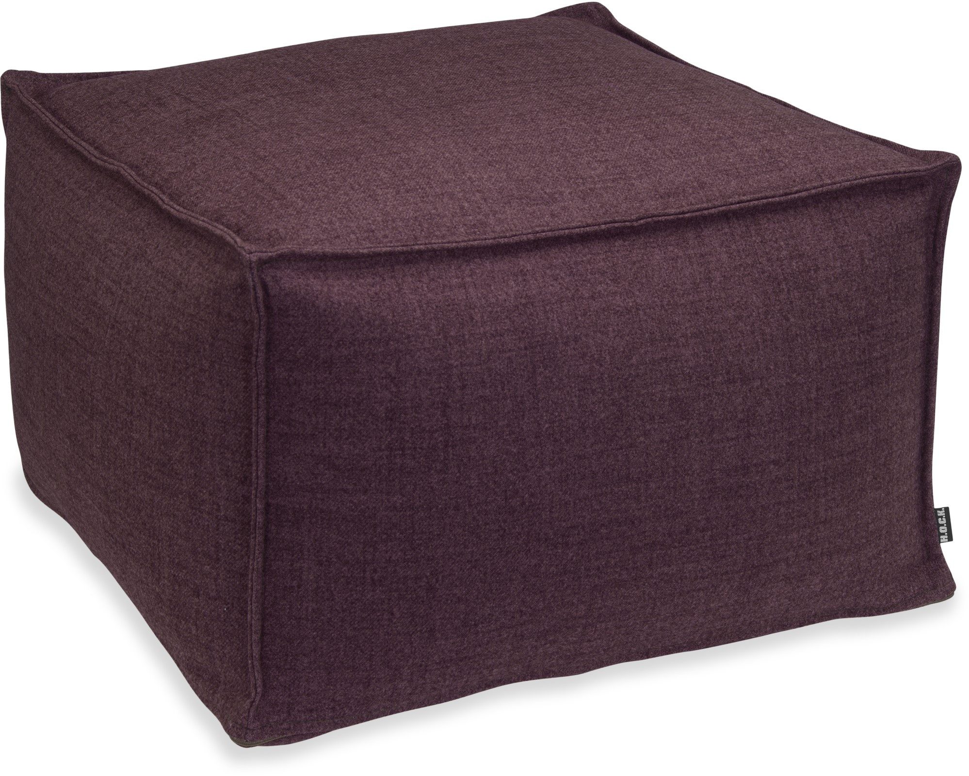 H.O.C.K. Sitzhocker H.O.C.K. Livigno Bean Cube Pouf 55x55x35cm, Hocker, Barhocker & Sitzhocker, Schminktischhocker, Wohnzimmer Hocker