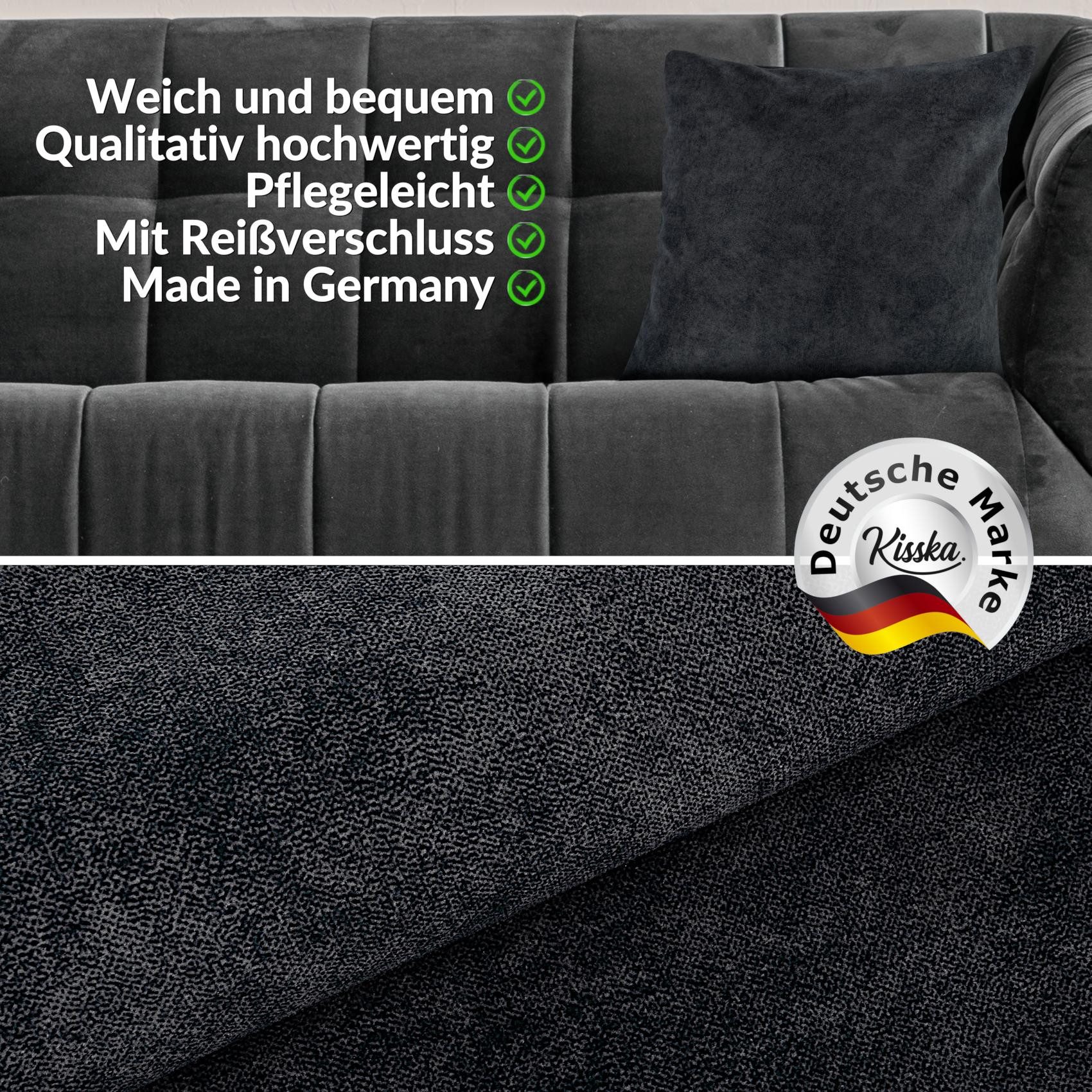 Kisska Dekokissen Kissenhülle MAGIC atmungsaktiv Velour günstig online kaufen
