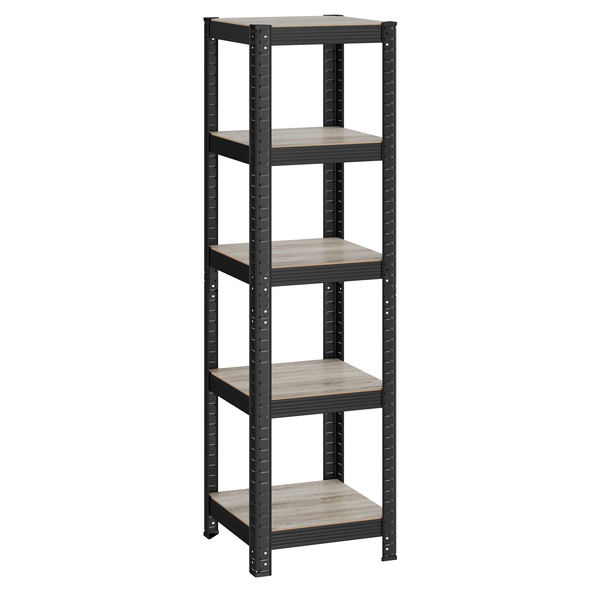 SONGMICS Standregal Küchenregal, 1-tlg., Lagerregal, 5 Ablagen, verstellbar günstig online kaufen