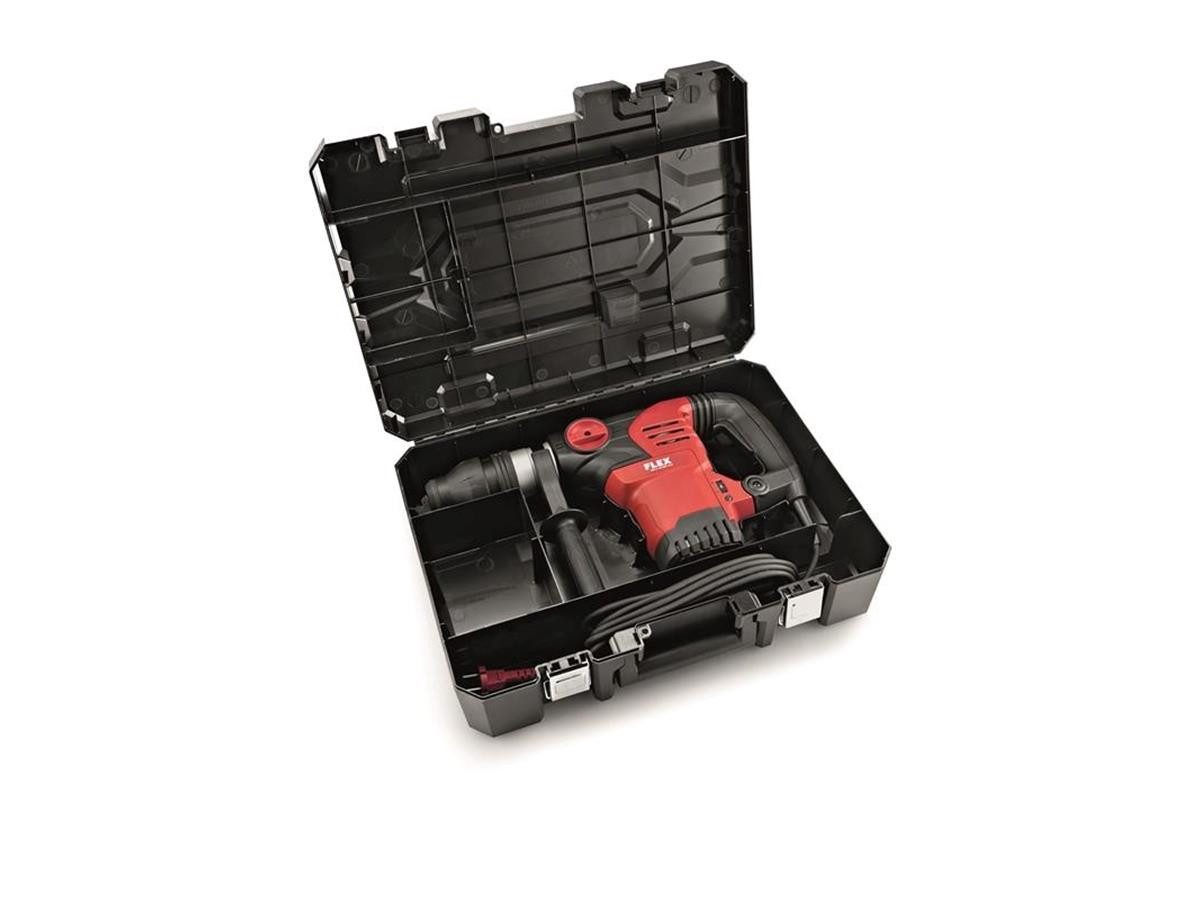Flex Bohrhammer CHE 5-40, 230 V, max. 380 U/min, (Set, 5-tlg., Transportkoffer, Handgrif, Falchmeißel,Spitzmeißel)
