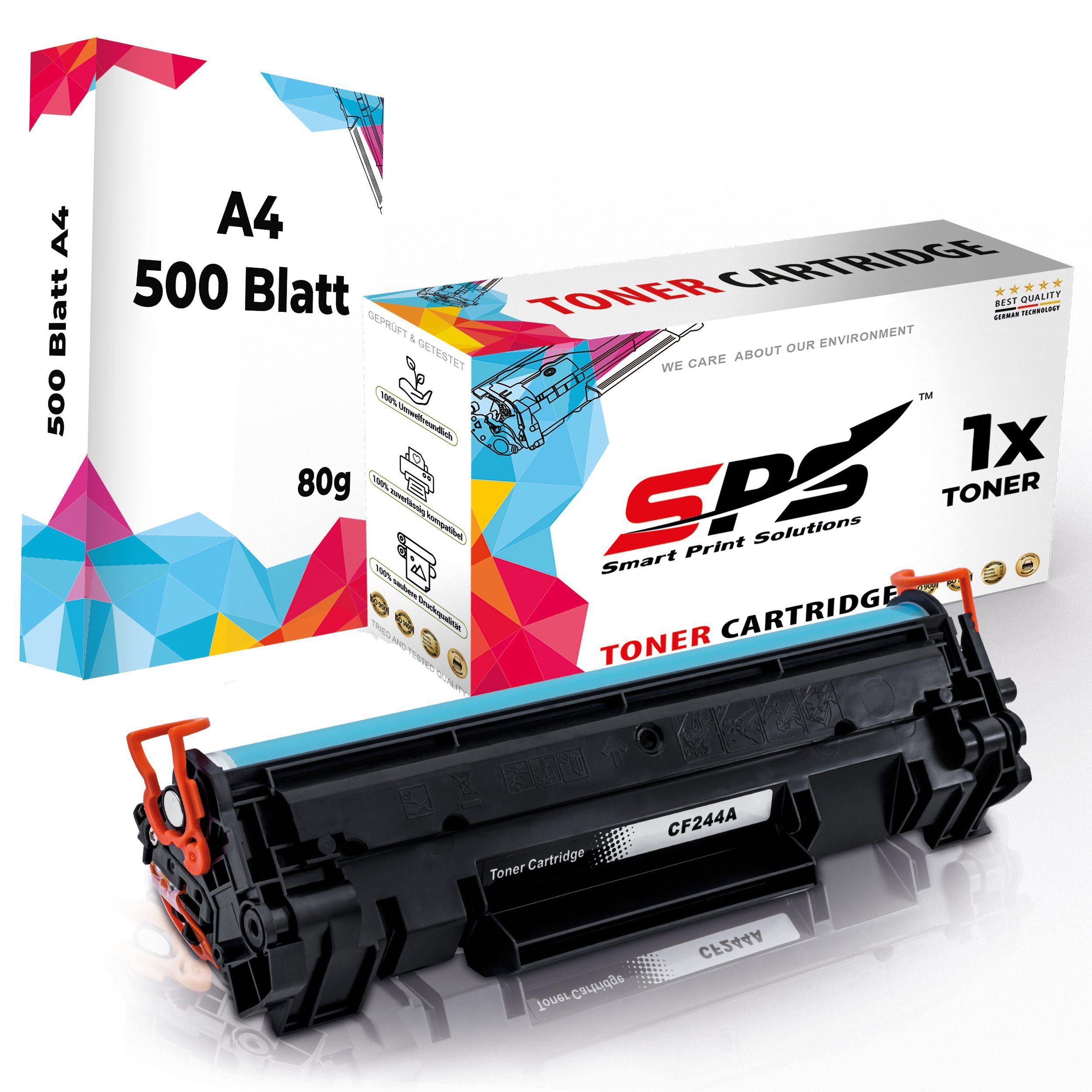 SPS Tonerkartusche Kompatibel für HP Laserjet Pro MFP M29A 44A CF244A, (1er Pack + A4 Papier)