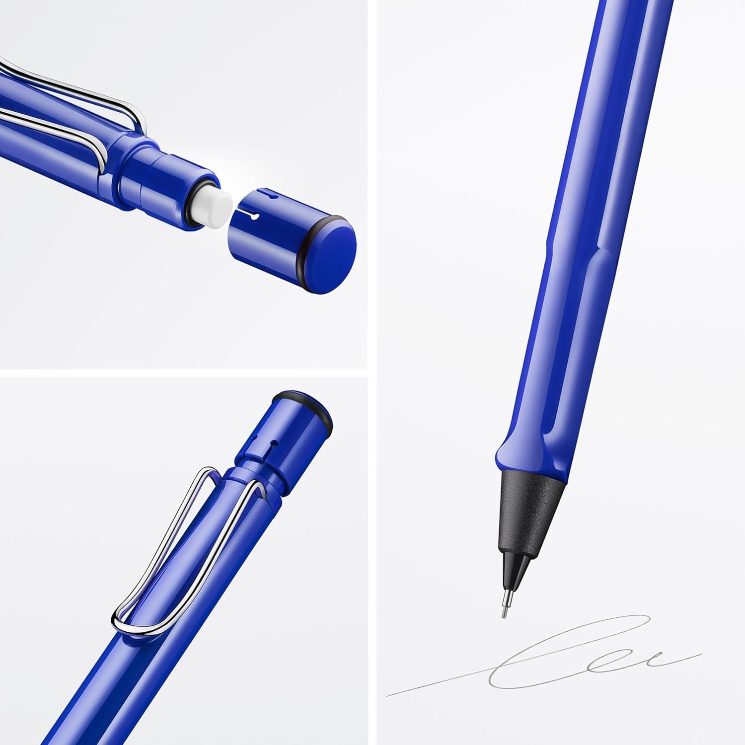 LAMY Druckbleistift LAMY Druckbleistift Safari BLAU mit Mine 0,5mm und Radiergummi