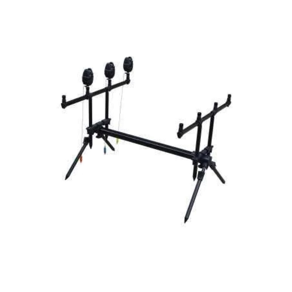 CarpOn Rutenhalter Kompakt Karpfenangeln Rod Pod System mit 4-Ruten Aufnahme, (1-tlg)