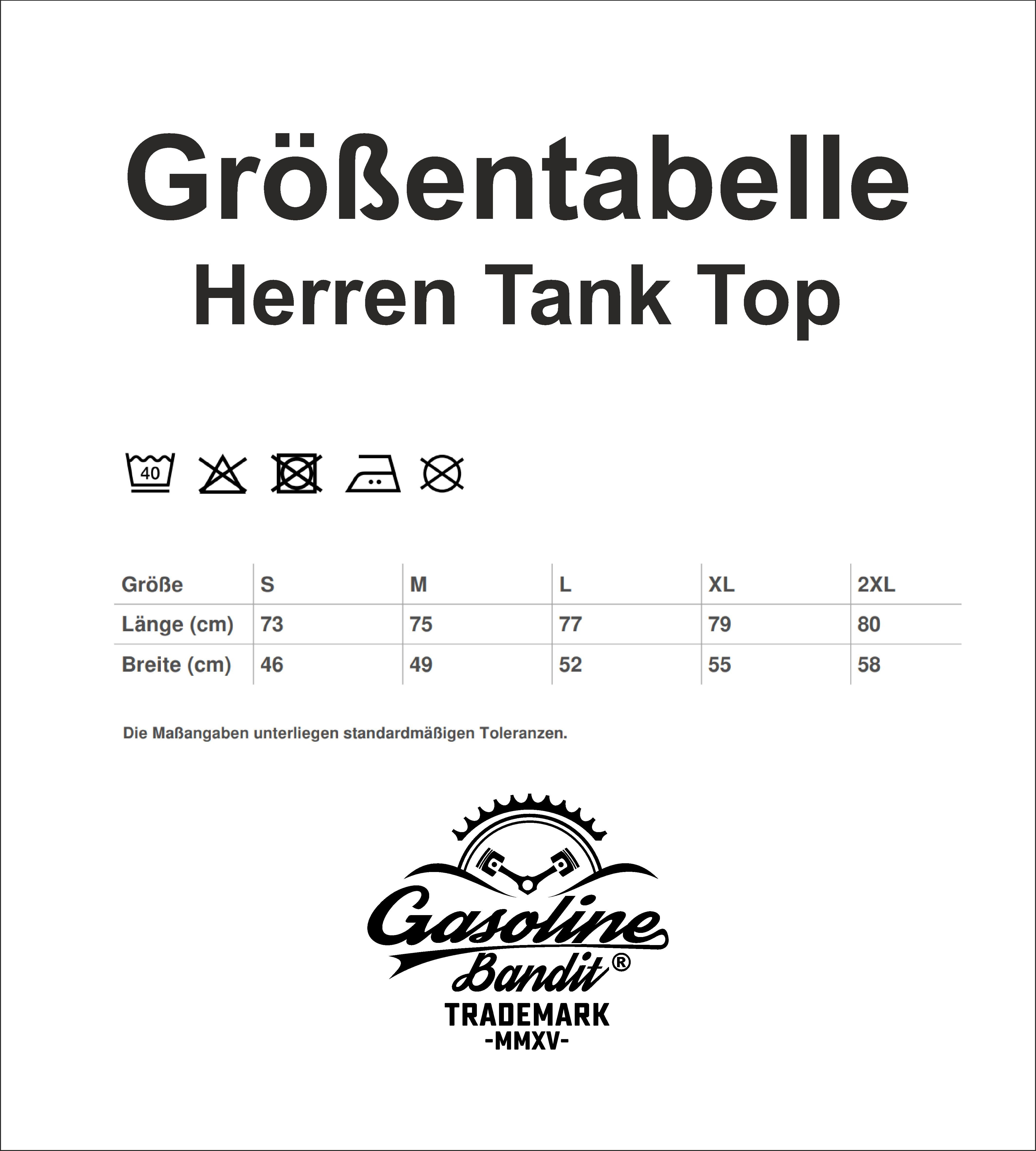 GASOLINE BANDIT® Tanktop für Hot-Rod Biker Racer Motorrad Fans: Classic Thr günstig online kaufen