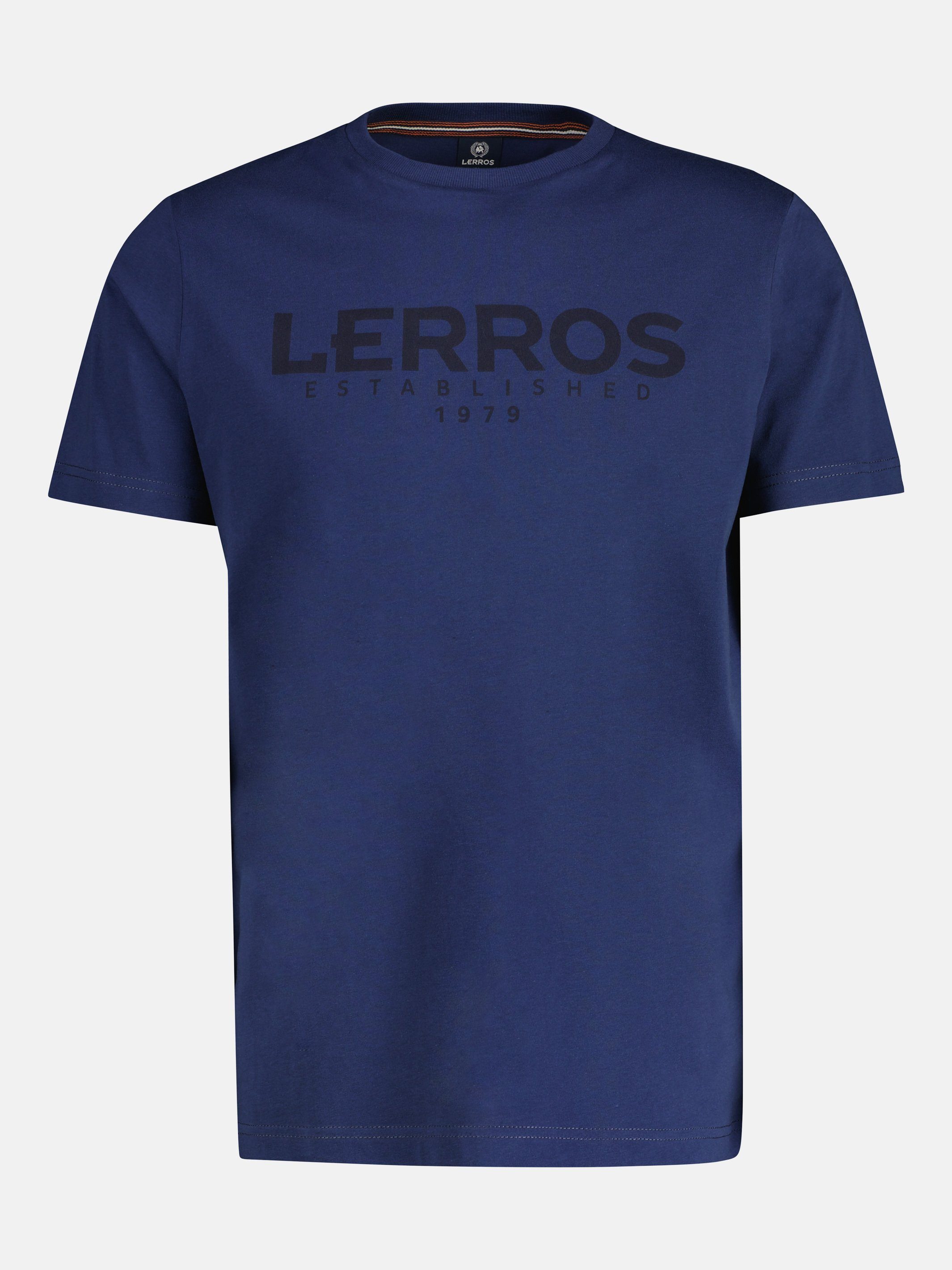 VINTAGE LERROS Logoprint LERROS T-Shirt T-Shirt mit BLUE