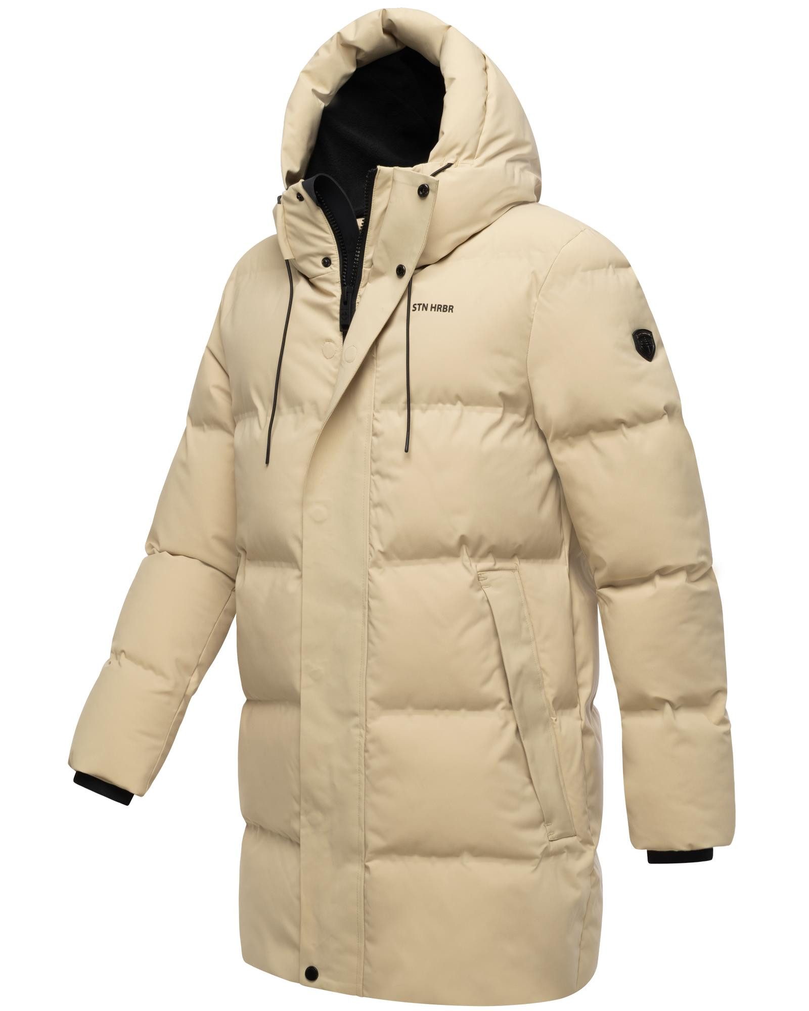Stone Harbour Kurzmantel Darianoo XX Kurzer Herren Steppmantel mit Kapuze