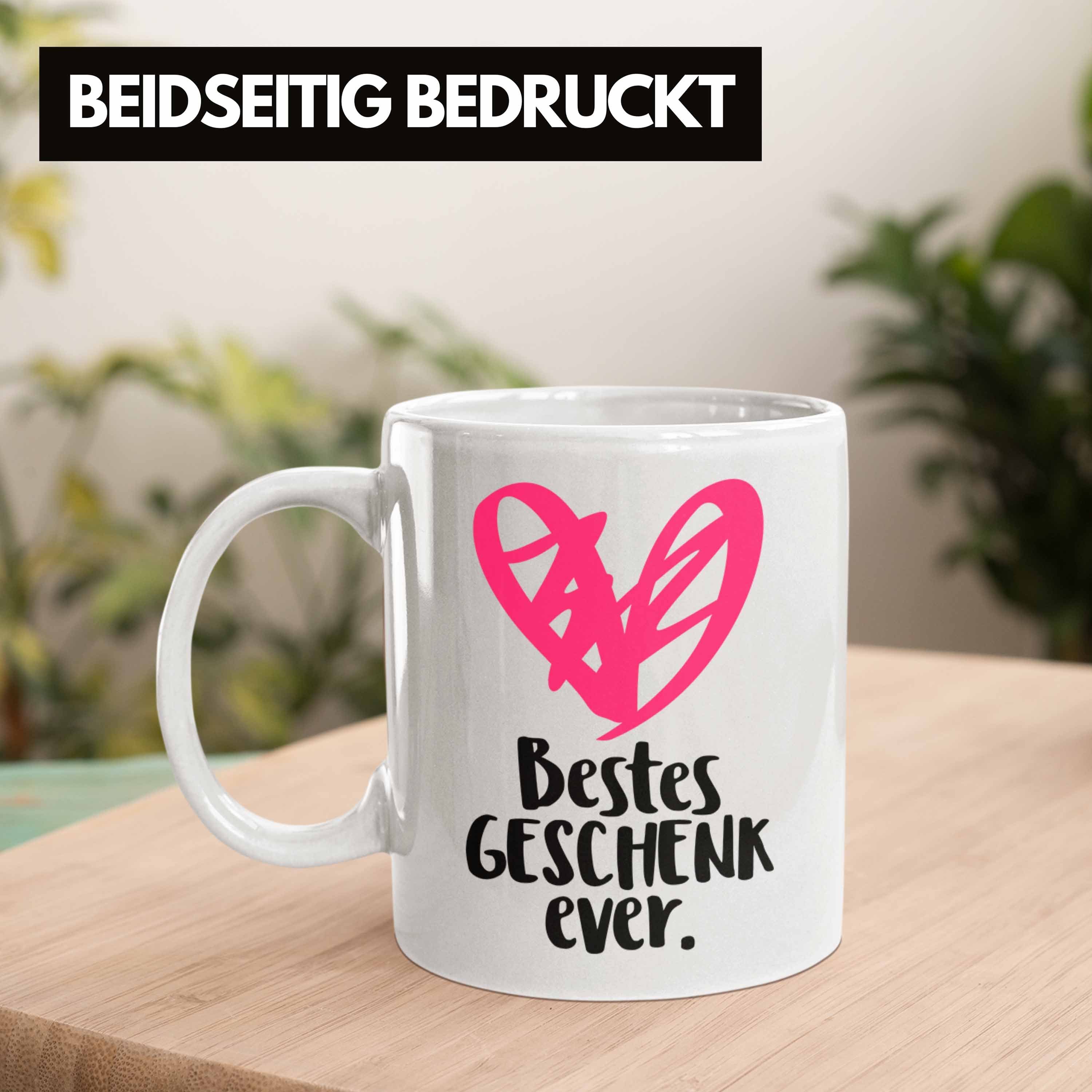 Trendation Spruch für Tasse Trendation Lustige Frauen Mama Weiss Tante Wichtelgeschenk - Geschenkidee mit Kaffeetasse Tasse Schwester