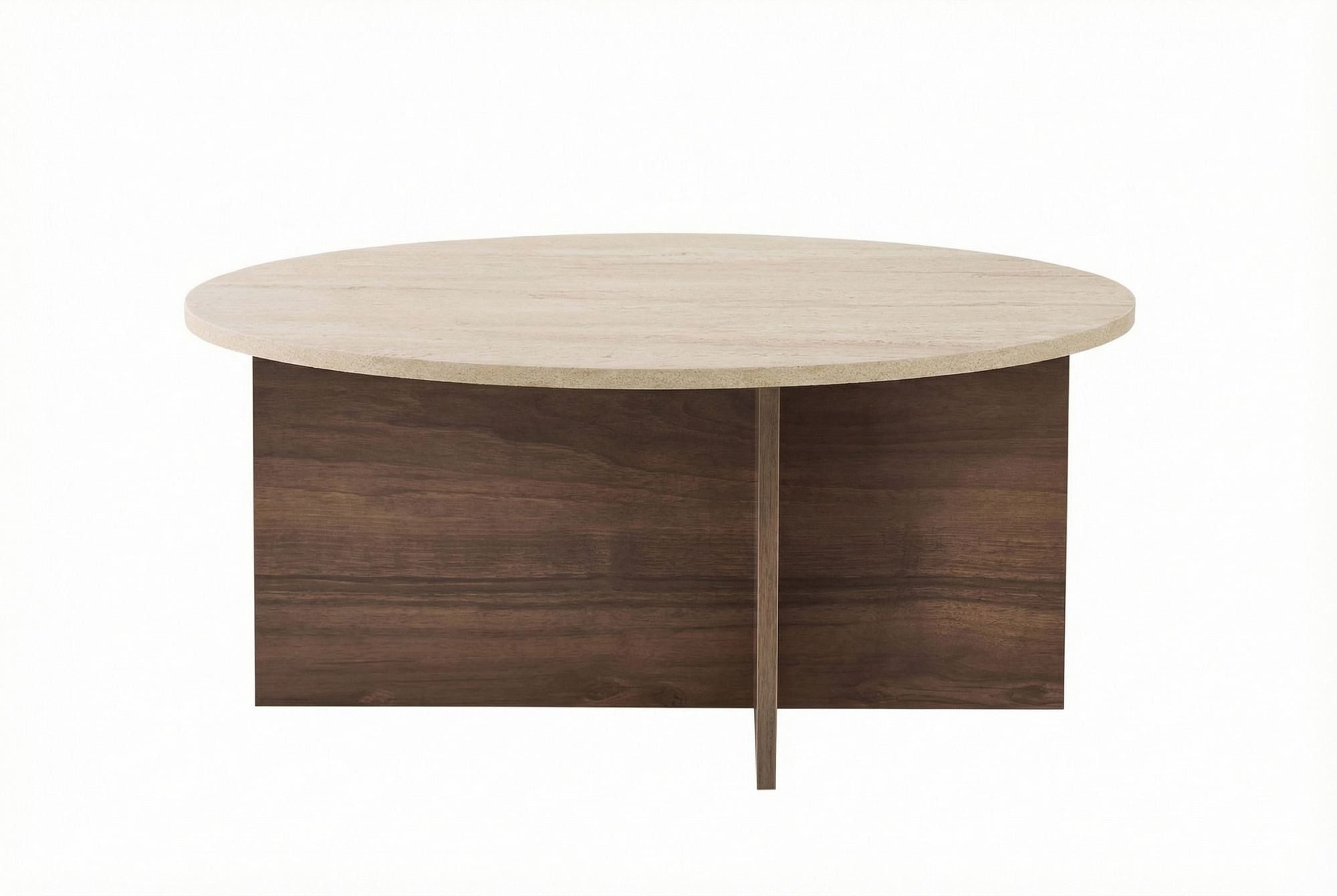 Skye Decor Couchtisch Soleil (Einzelstück, Einzeltisch), rund, melaminbeschichtet, Ø 90 cm