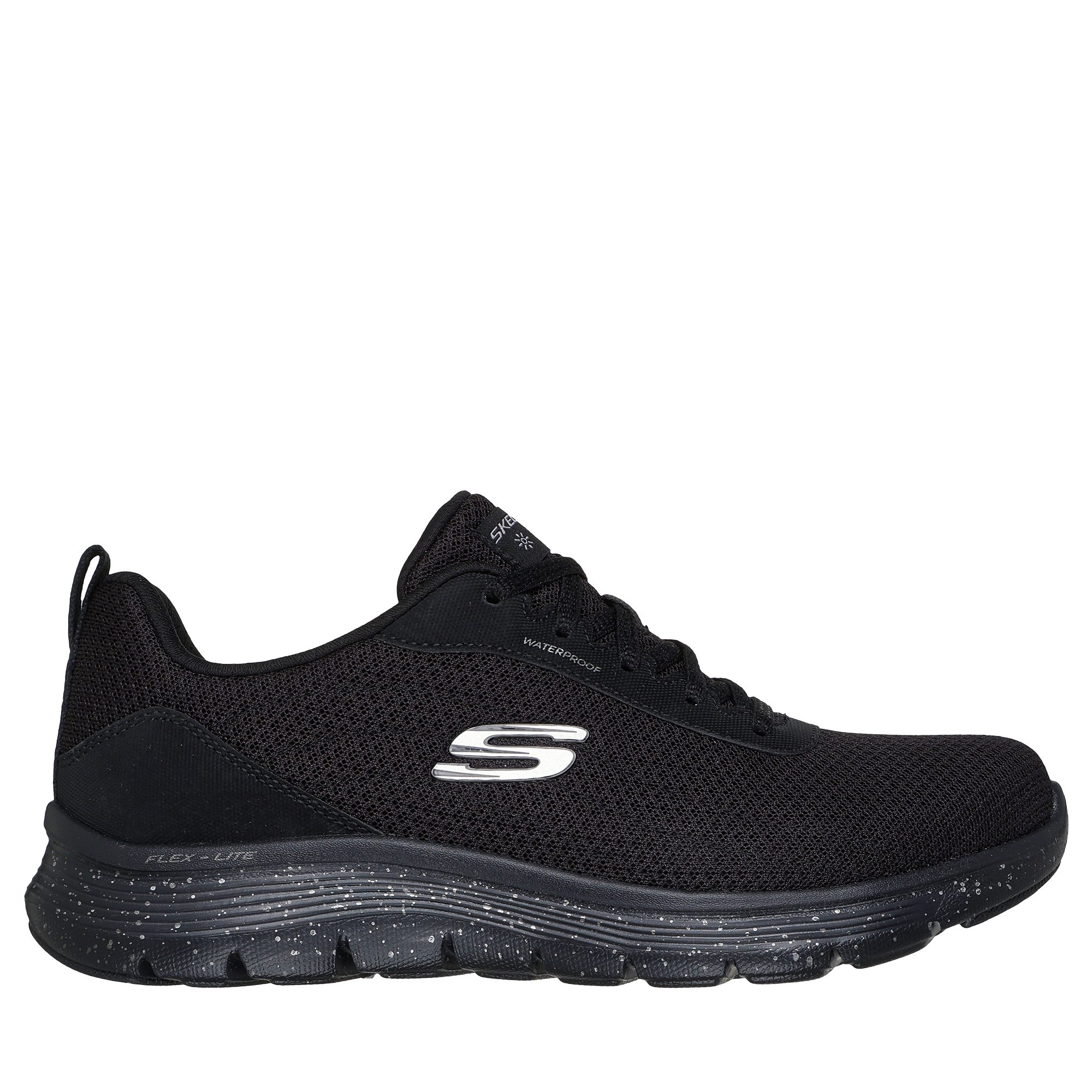 Skechers 150213 BBK FLEX, Sneaker, Schwarz, Damen Sneaker