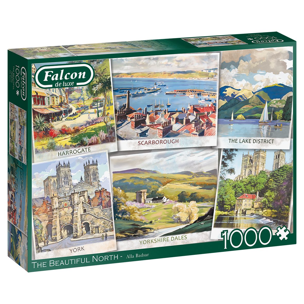 Jumbo Spiele Puzzle Alla Badsar Der schöne Norden 1000 Teile Puzzle, 1000 Puzzleteile, Made in Europe