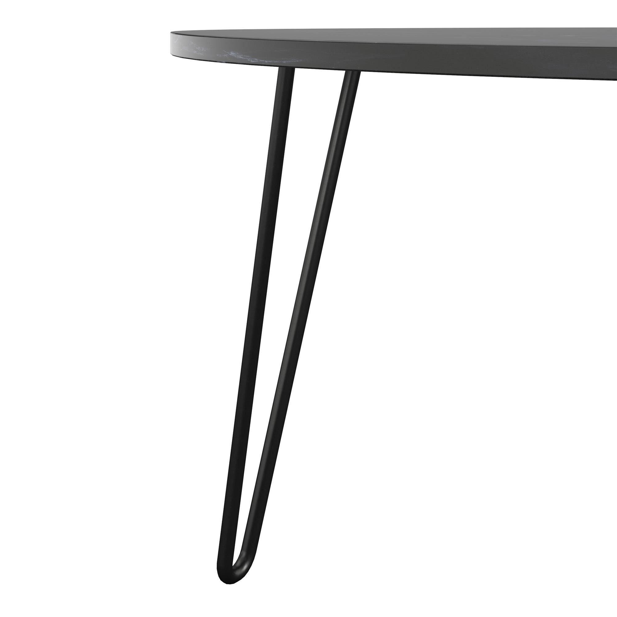 loft24 Satztisch Athena - Wohnzimmertisch Couchtisch Sofatisch Beistelltisch (Set, 2-St), Couchtisch, Wohnzimmertisch Set, Marmoroptik, Metallbeine, modern