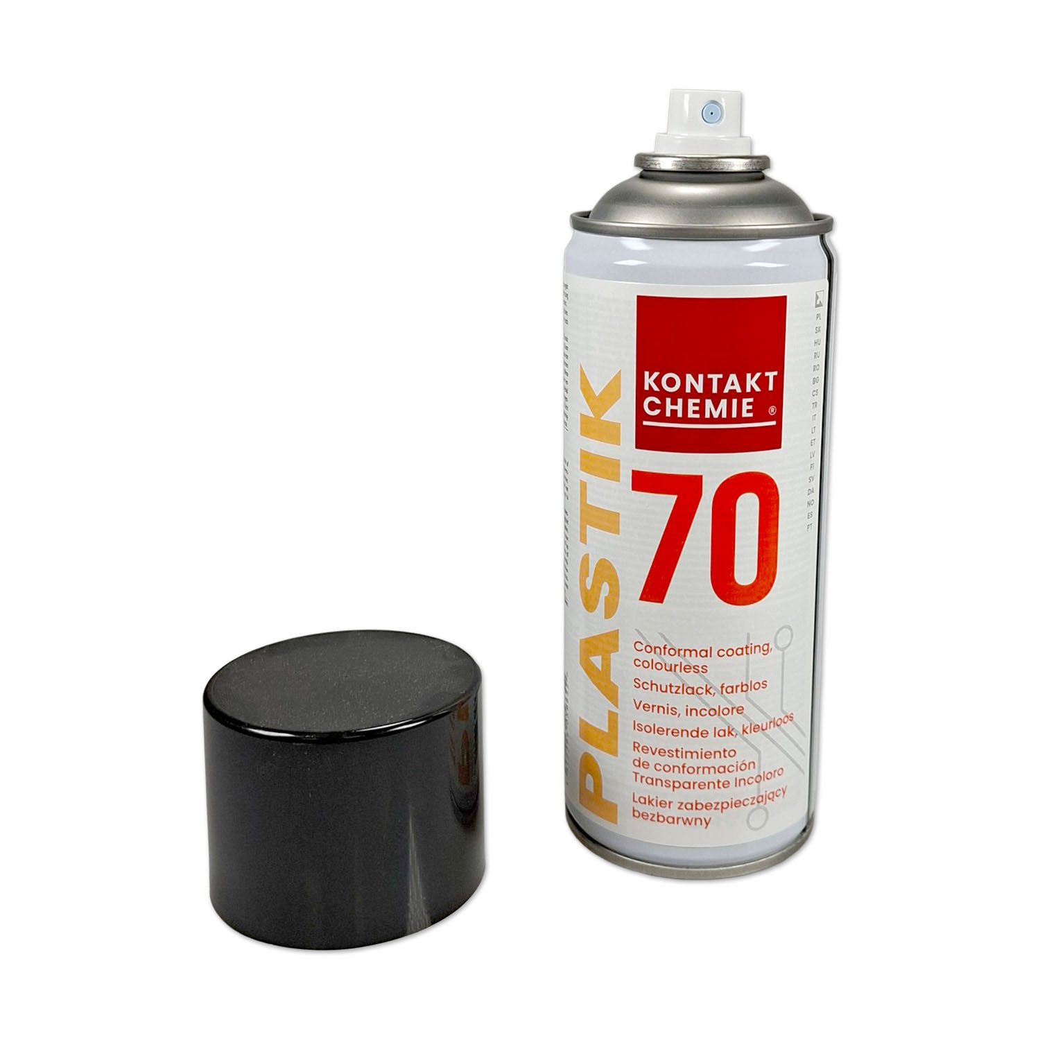 KONTAKT CHEMIE Sprühlack Sprühlack, Kontakt Chemie PLASTIK 70, isolierender Klarlack, 400ml