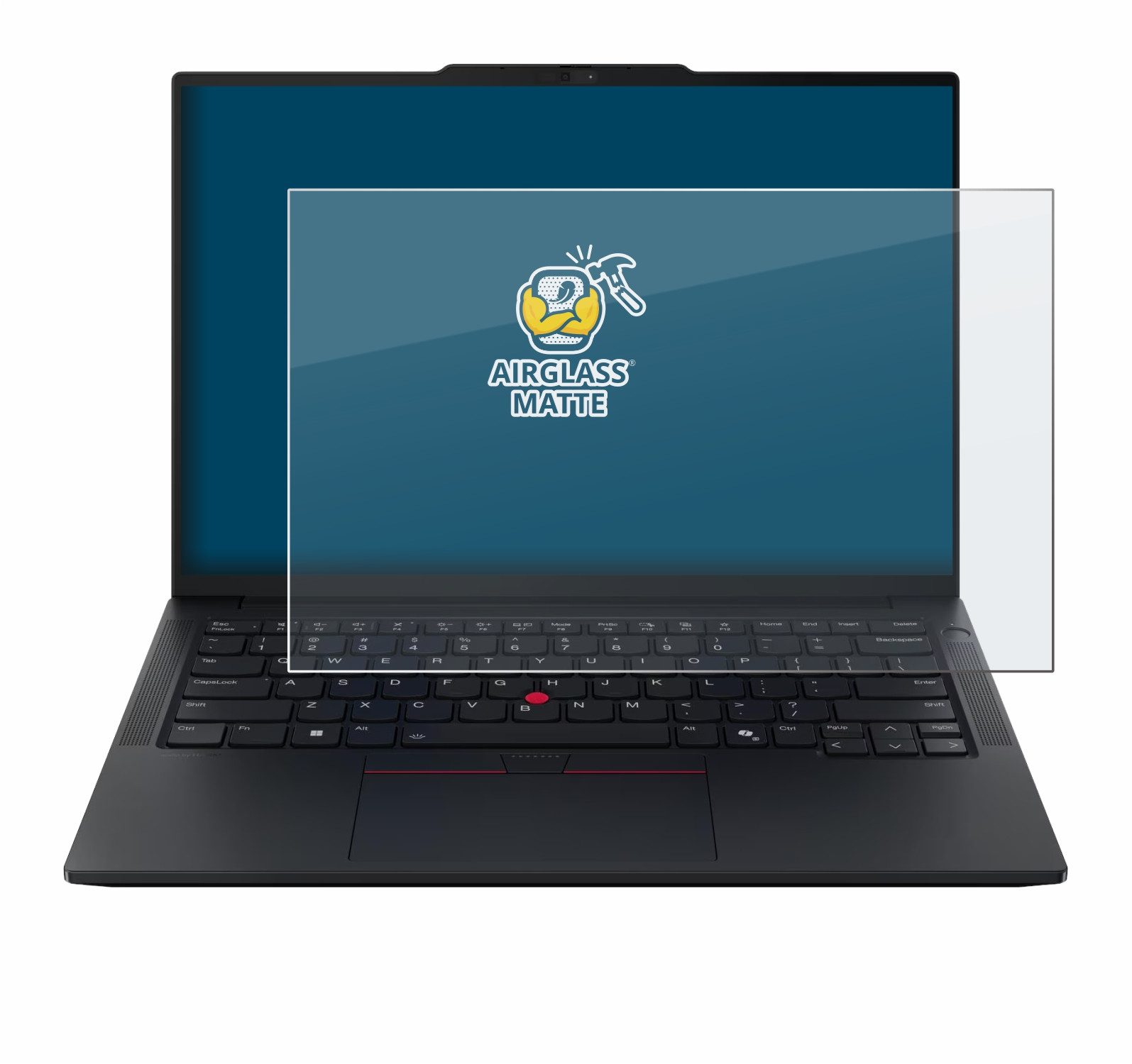 BROTECT Displayschutzglas Folie für Lenovo ThinkPad E14 Gen 8, Schutzfolie Glas Panzer Display Schutz matt