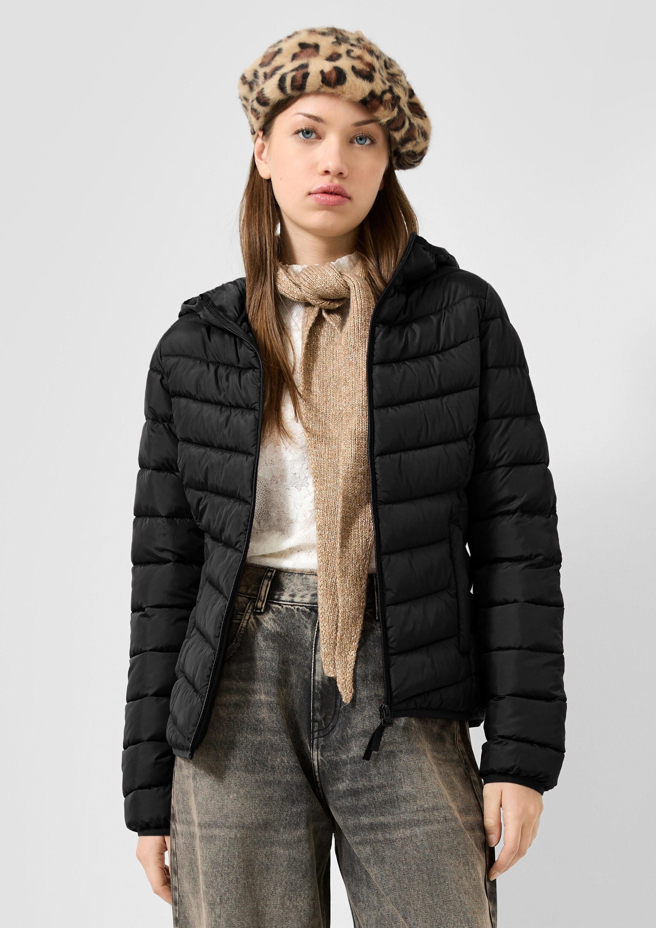 QS Funktionsjacke Outdoor-Jacke Leichte Steppjacke mit Kapuze