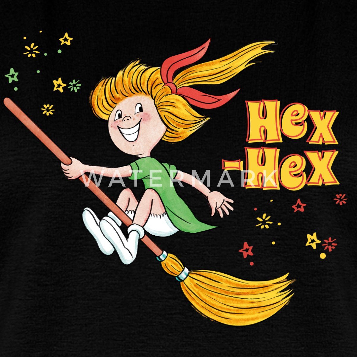 Spreadshirt T-Shirt Bibi Blocksberg Mit Bibi Und Kartoffelbrei Frauen Premium T-Shirt (1-tlg)