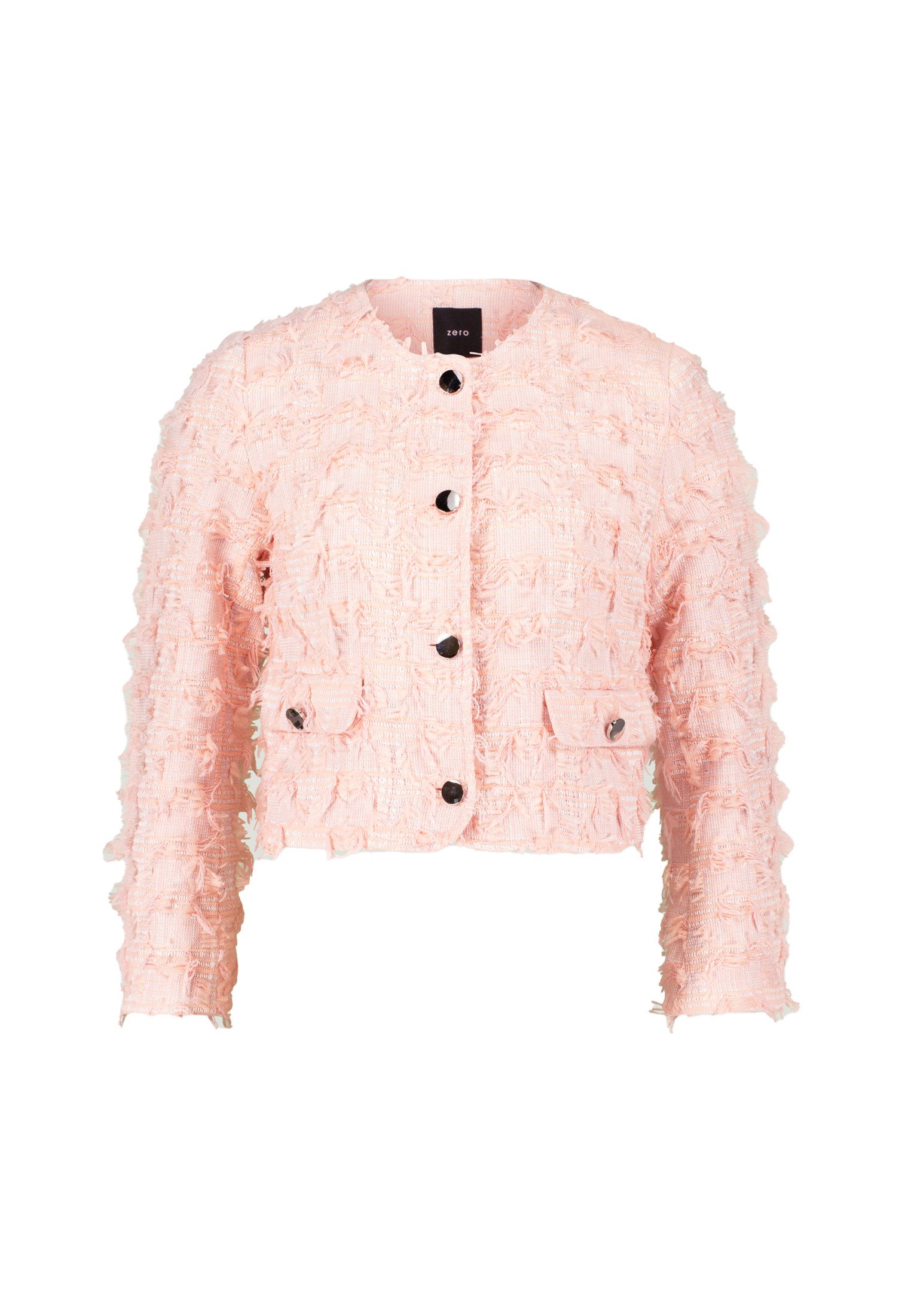 Zero Jackenblazer zero Bouclè-Blazer mit Klappentaschen günstig online kaufen
