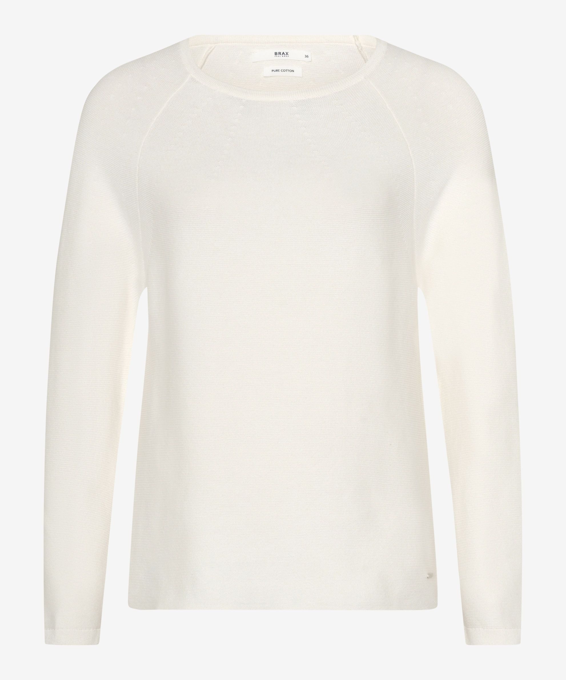 Brax Strickpullover, Pullover mit Bluseneinsatz