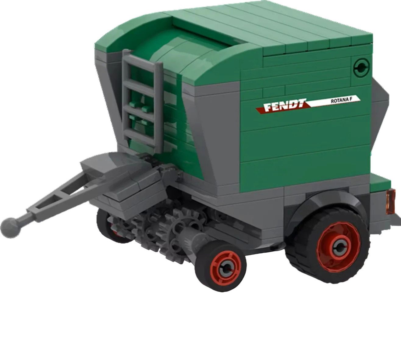 Brixies BRIXIES Plus Fendt Rotana F 1:32 - 174 Teile Traktor Bausatz Konstruktions-Spielset