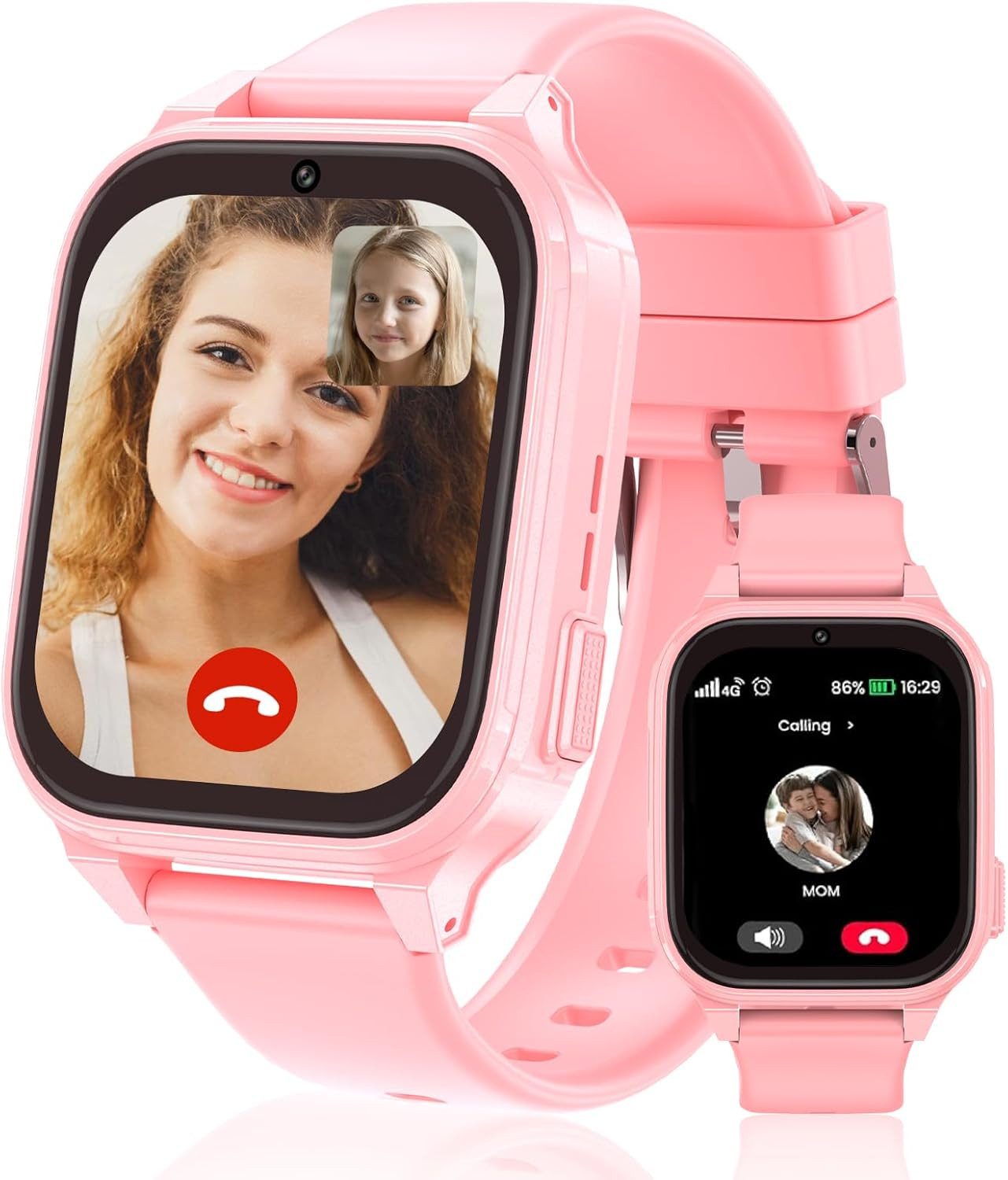 Fenamor Smartwatch (4,6 cm, sim), Kinder Smartwatch mit GPS SIM Videoanruf SOS und Spielen 2025