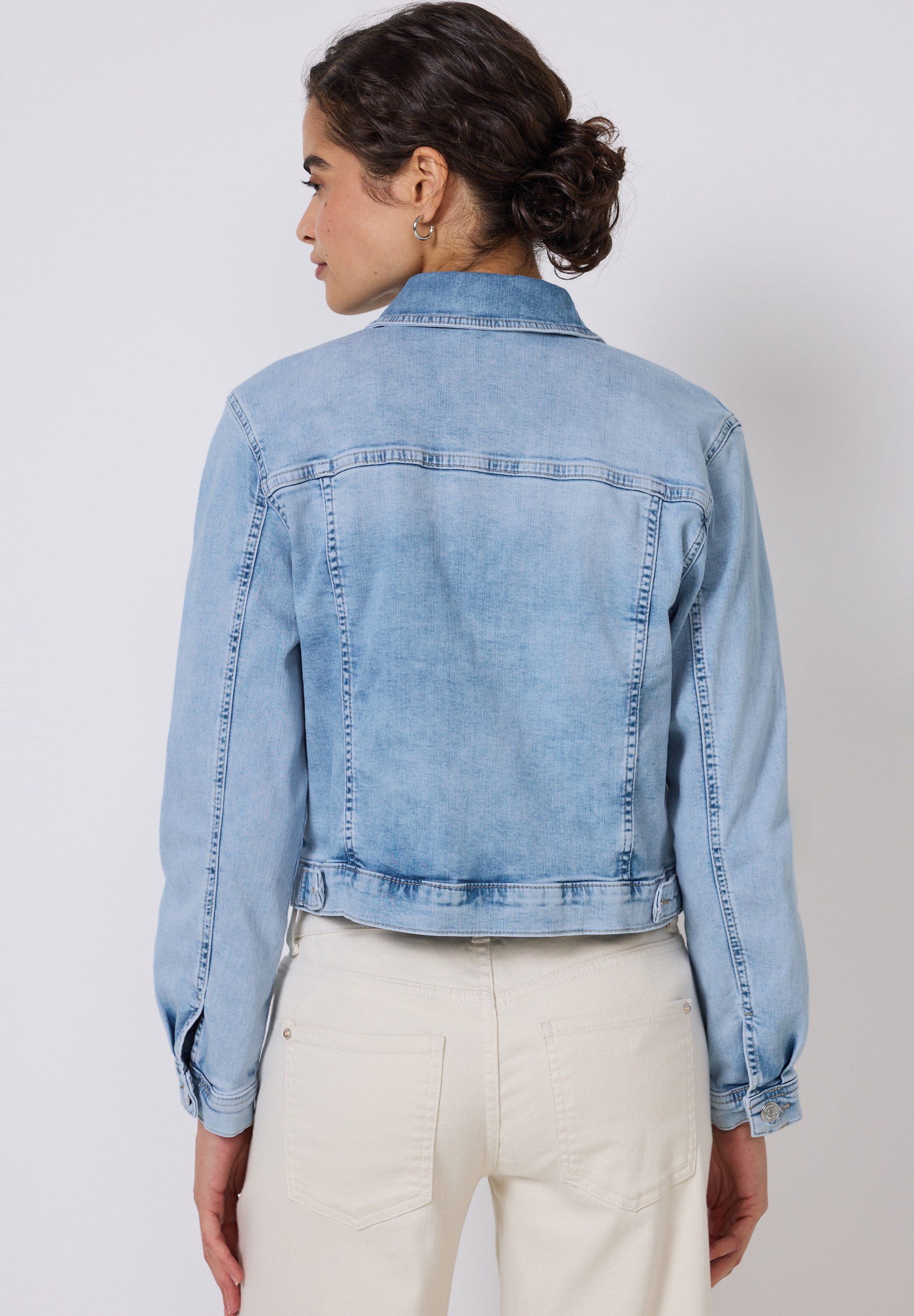 STREET ONE STUDIO Jeansjacke mit Brusttasche günstig online kaufen