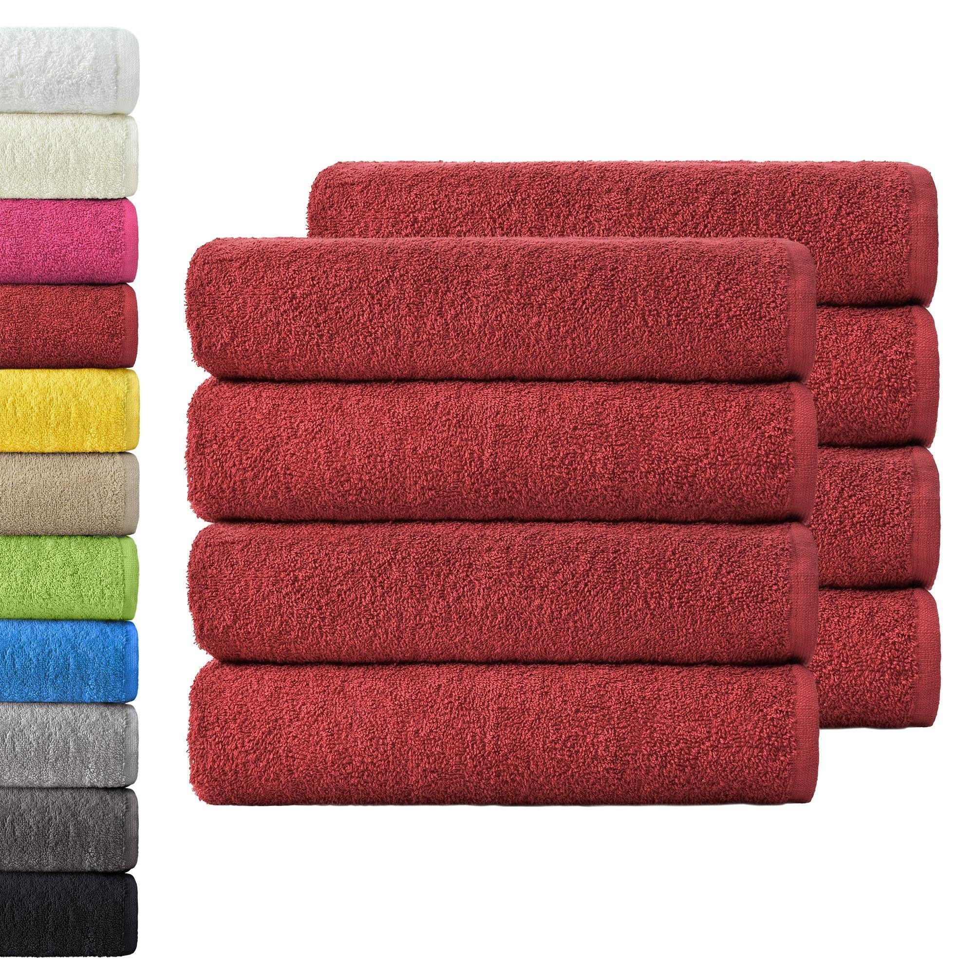 NatureMark Handtücher 8er-Sparpack Handtücher 50x100cm, 100% Baumwolle (8-S günstig online kaufen