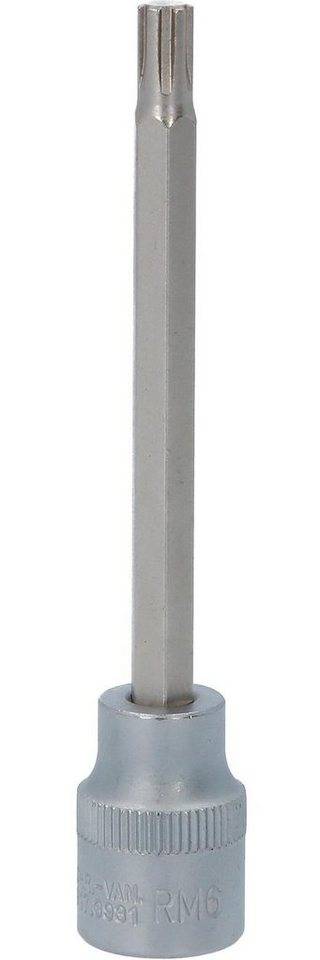 Thumbnail - KS Tools Bohrer- und Bitset 3/8" Bit-Stecknuss für RIBE-Schrauben, M6, 100 mm