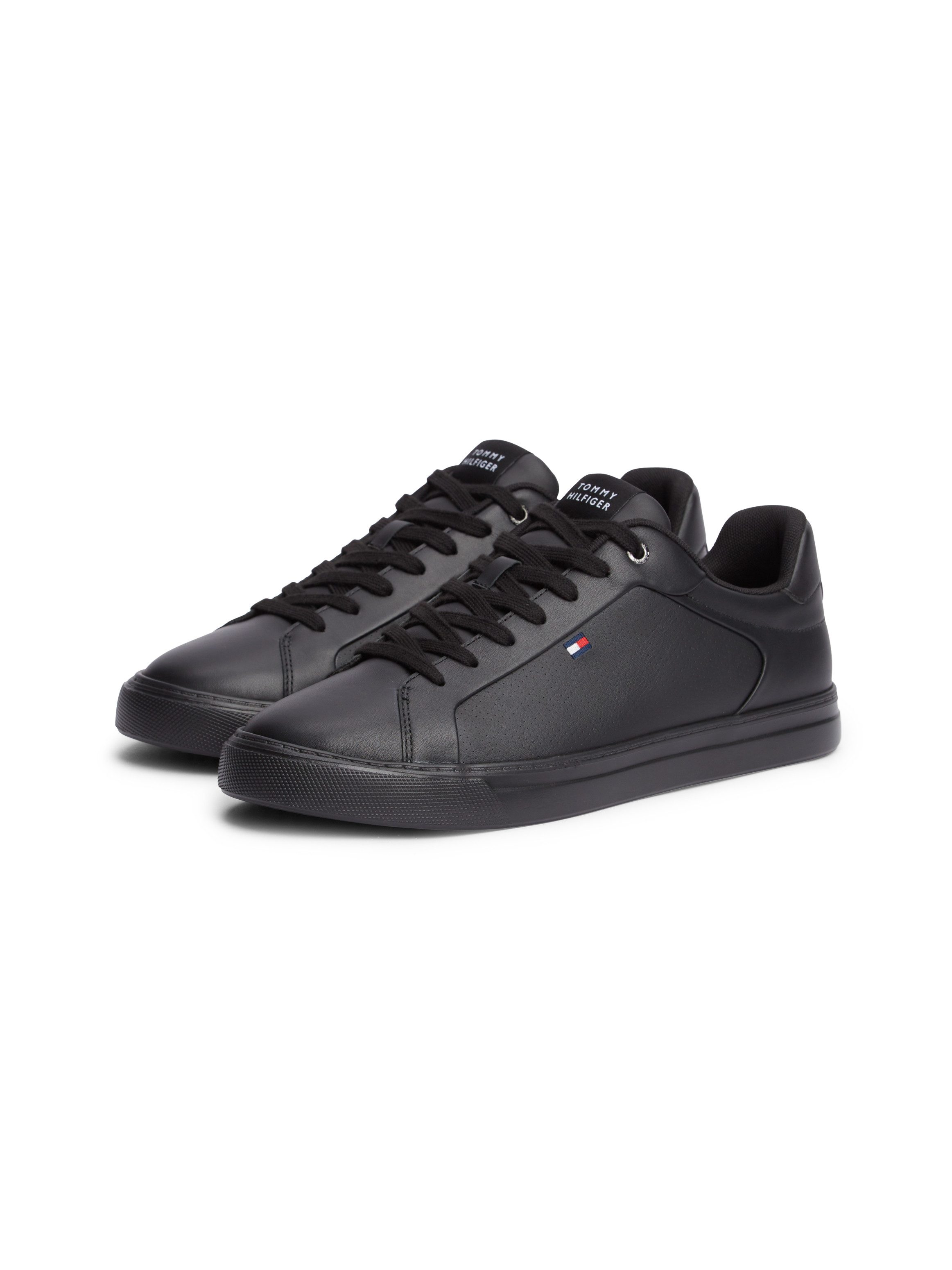 Tommy Hilfiger LIGHTWEIGHT PINPERF LTH SNEAKER Sneaker Halbschuh, Schnürer mit weicher Schaftrand-Polsterung