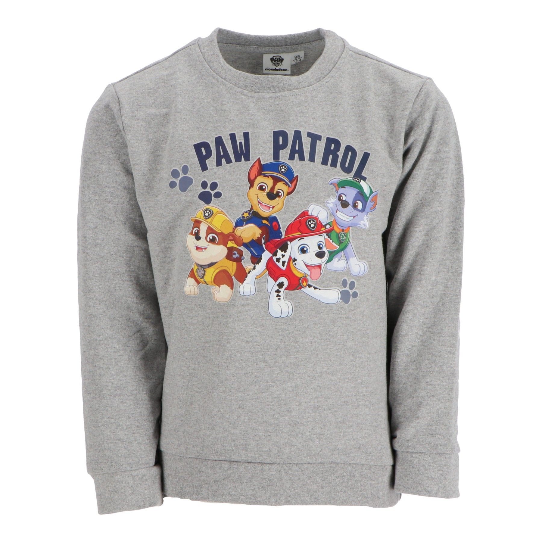 Textiel Trade B.V. Sweatshirt Paw Patrol Kinder Steckbrücke Shirt Baumwolle Mädchen Jungen