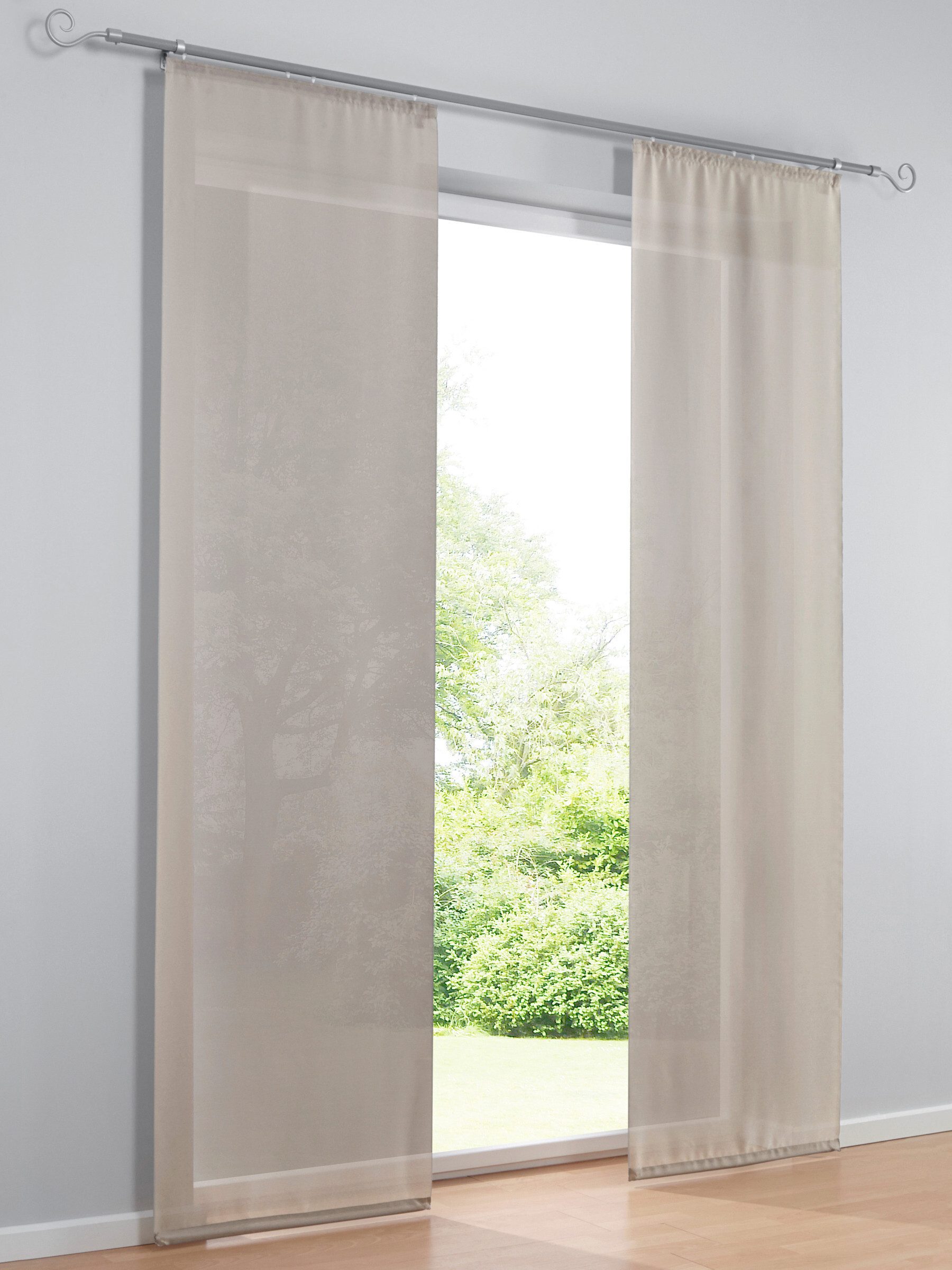 heine Gardine Schiebevorhang, (1 St), halbtransparent, günstig online kaufen