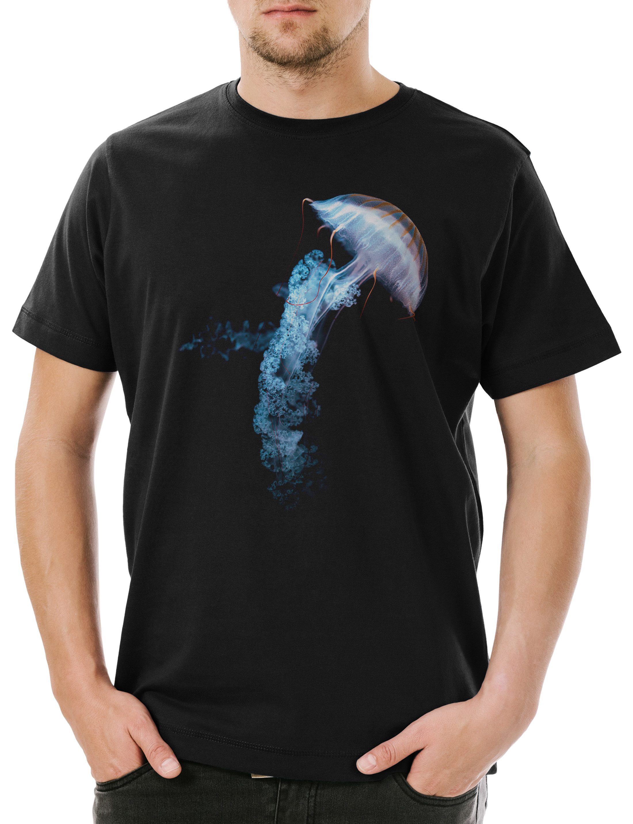 Urban Backwoods Print-Shirt JellyfishHerren T-Shirt Qualle günstig online kaufen