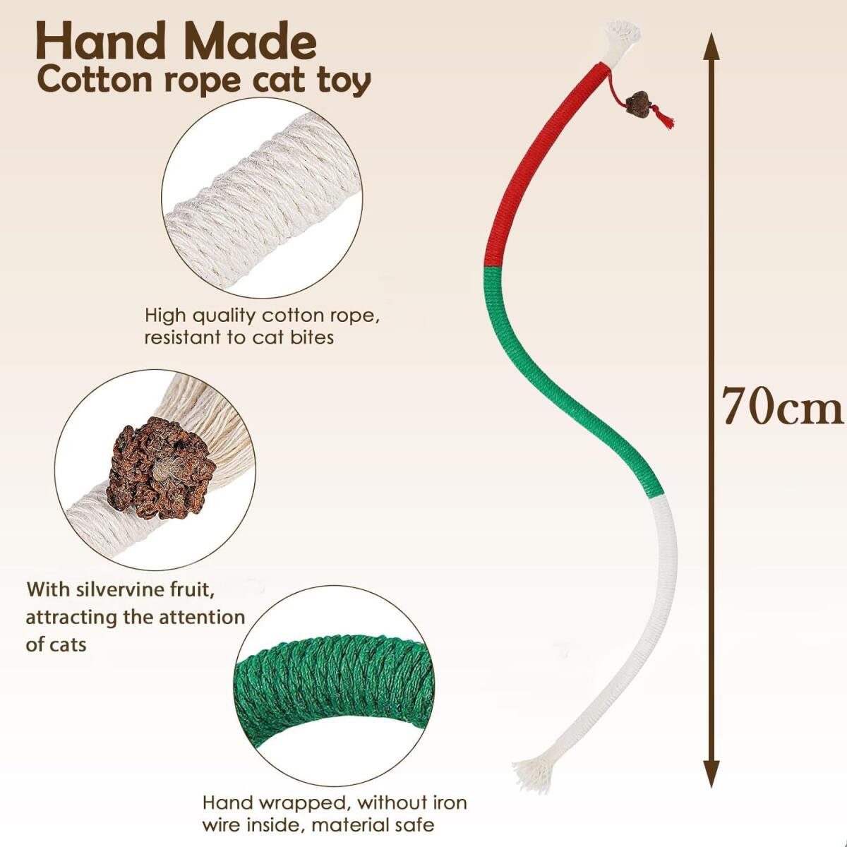 FELIXLEO Tier-Intelligenzspielzeug Katzenminze Spielzeug 3 Stück Interaktiv günstig online kaufen