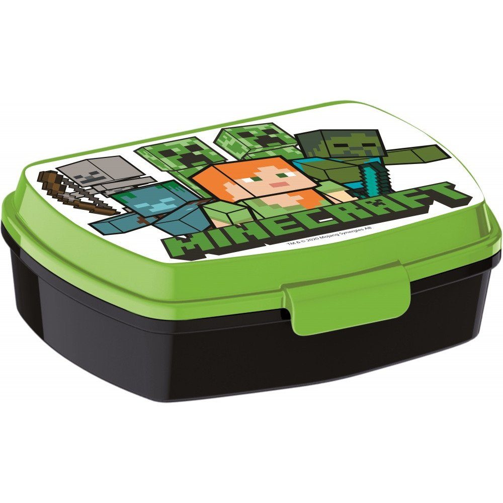 Tinisu Lunchbox Minecraft Brotdose Kinder Lunchbox Schule Sandwichbox, Kunststoff