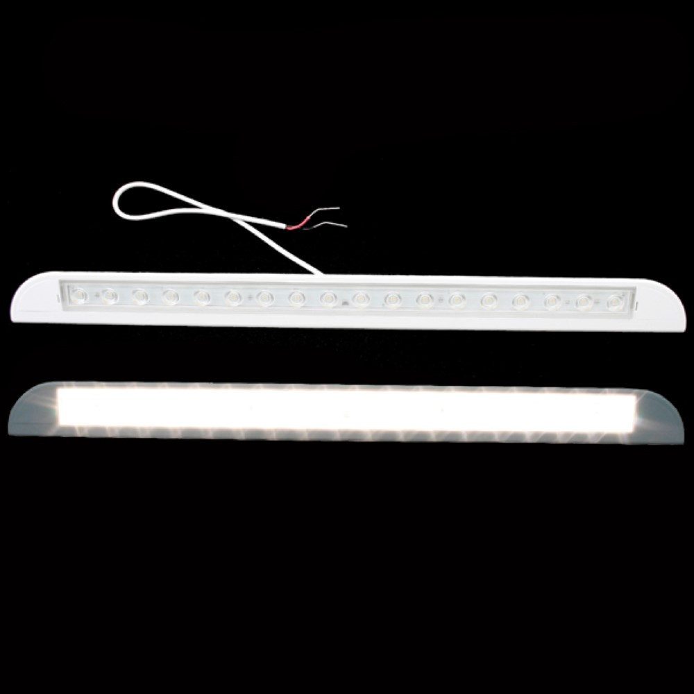 HABA B.V. LED Außen-Wandleuchte 12 Volt LED Außenlampe Tür warmweiß 480 mm weiß, warmweiß