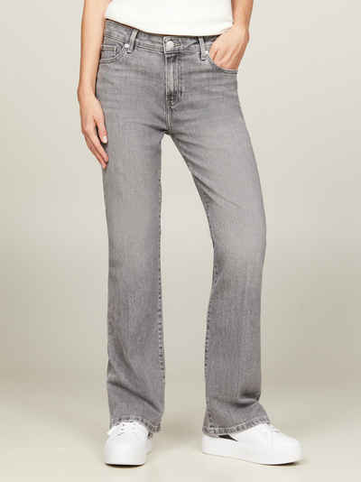 Tommy Hilfiger Bootcut-Jeans mit Bügelfalten