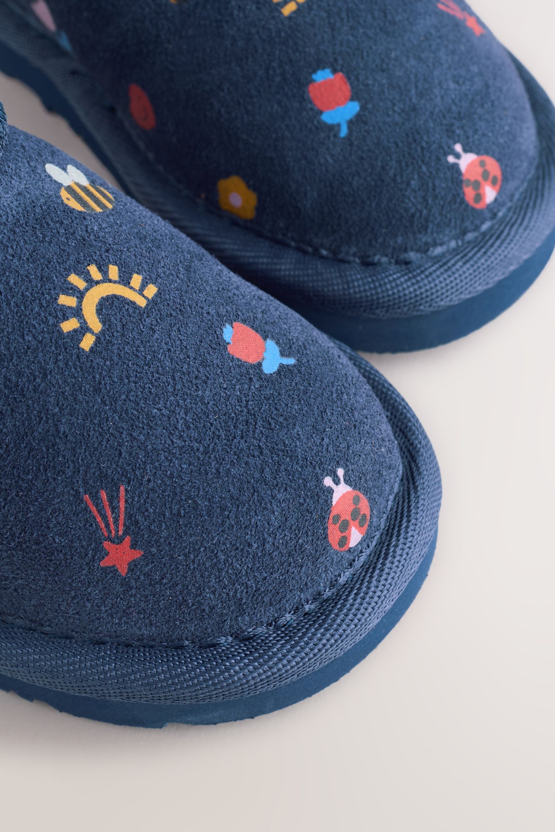 Next Wasserabweisende Schlupfstiefel aus Veloursleder Babystiefel (1-tlg)