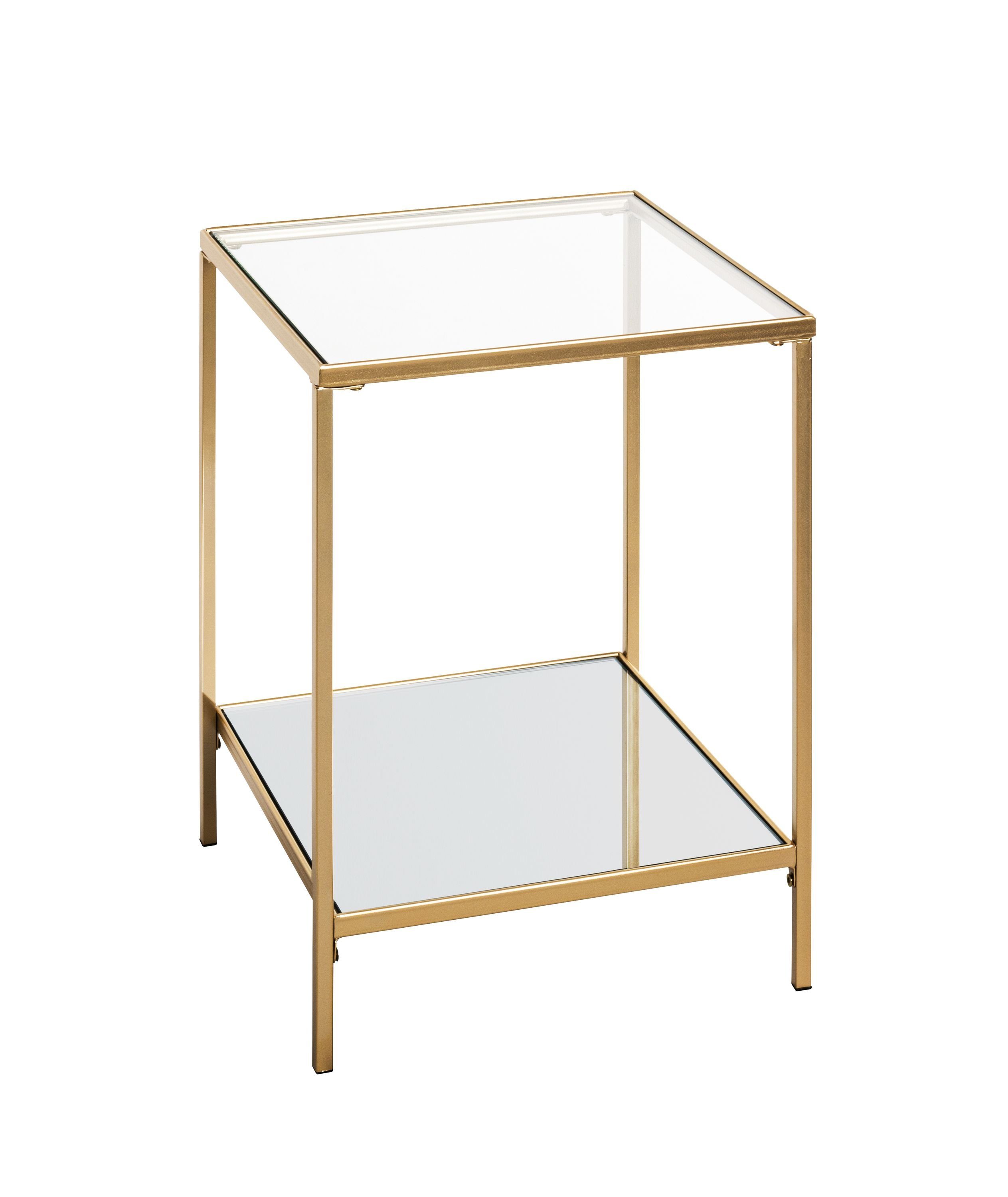 cm) HAKU Beistelltisch gold Beistelltisch, BHT (BHT cm 39x55x39 Möbel HAKU Beistelltisch 39x55x39