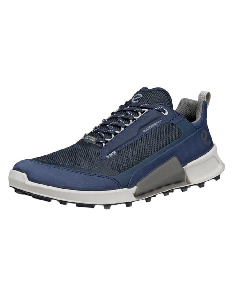 Ecco Wanderschuhe Biom 2.1 X Mountain Low (wasserdicht, Nubukleder) blau Sneaker