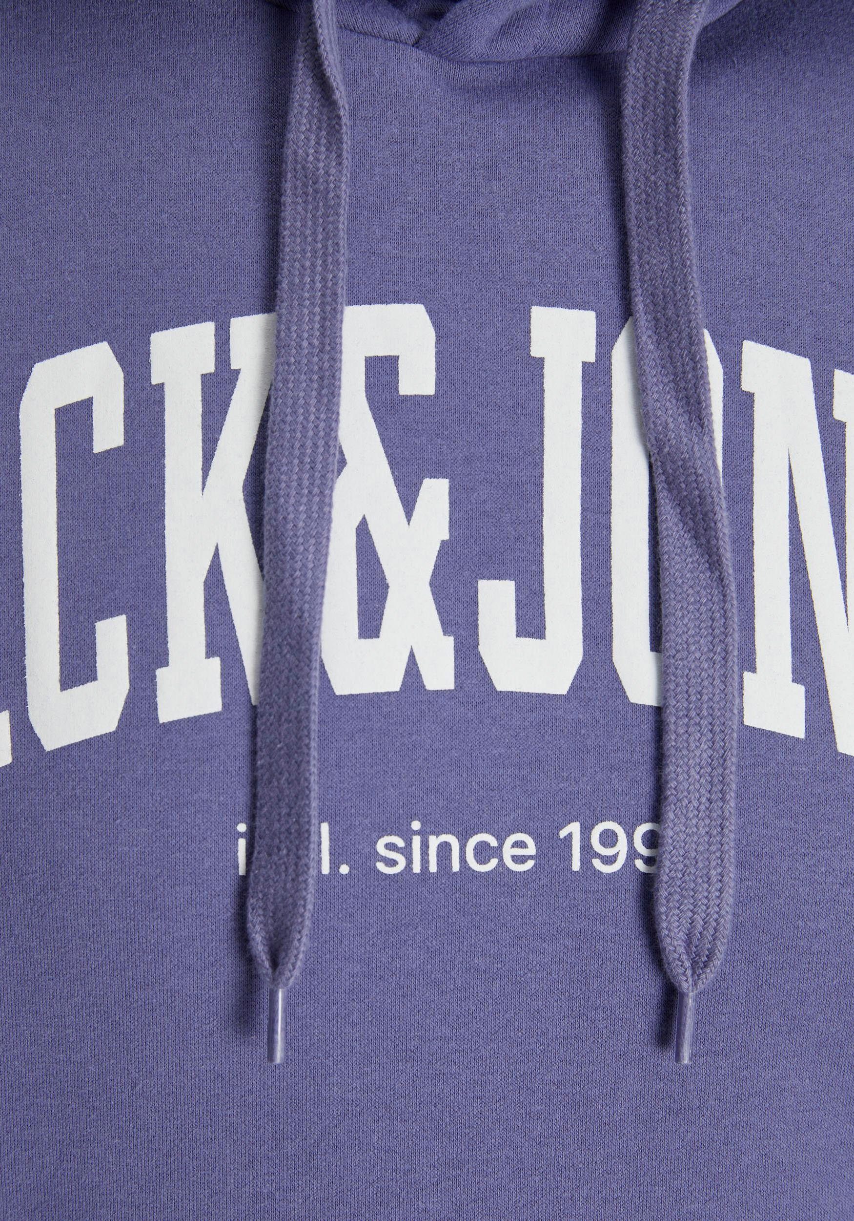 Purple SWEAT Kapuzensweatshirt HOOD Jack Twilight Jones JJEJOSH & NOOS
