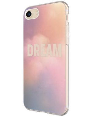 Incipio Handyhülle Incipio Design Series Dream Cover TPU Case Transparent Schutz-Hülle Tasche Schale Bumper für Apple iPhone 7 8 SE 2020 2. Generation 11,94 cm (4,7 Zoll), Klar mit Dream Motiv