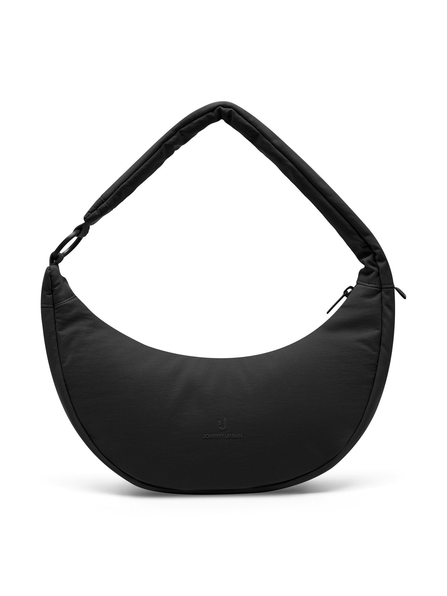 Johnny Urban Umhängetasche Lou Medium Half Moon Bag, Wattierte Halbmondtasche, Zwei Looks in Einem