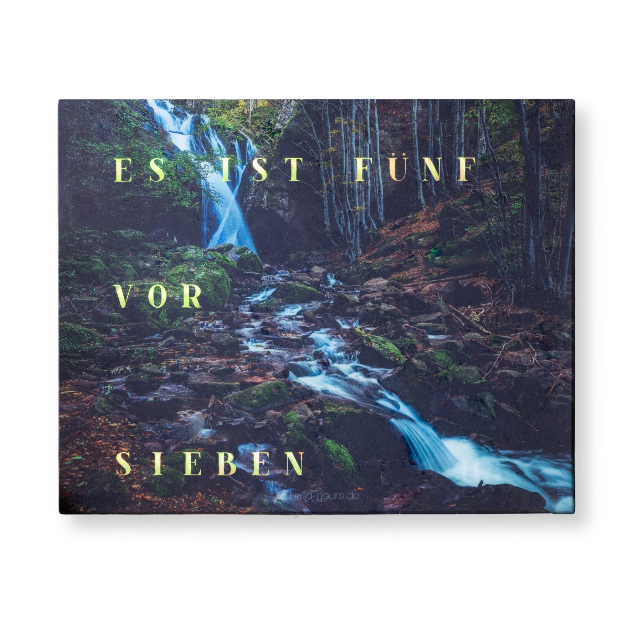 build-yours.de Wanduhr Wortuhr Jupiter in Deutsch - LED Wanduhr zum Aufhäng günstig online kaufen