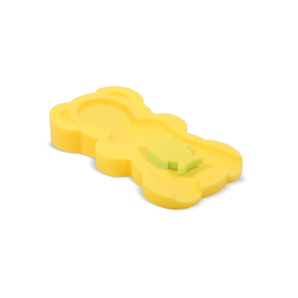 Lorelli Wanneneinlage Baby Badewanneneinlage Midi, B: 27 cm, L: 48 cm, weich, 2 Schwämme, verschiedenen Motiven gelb